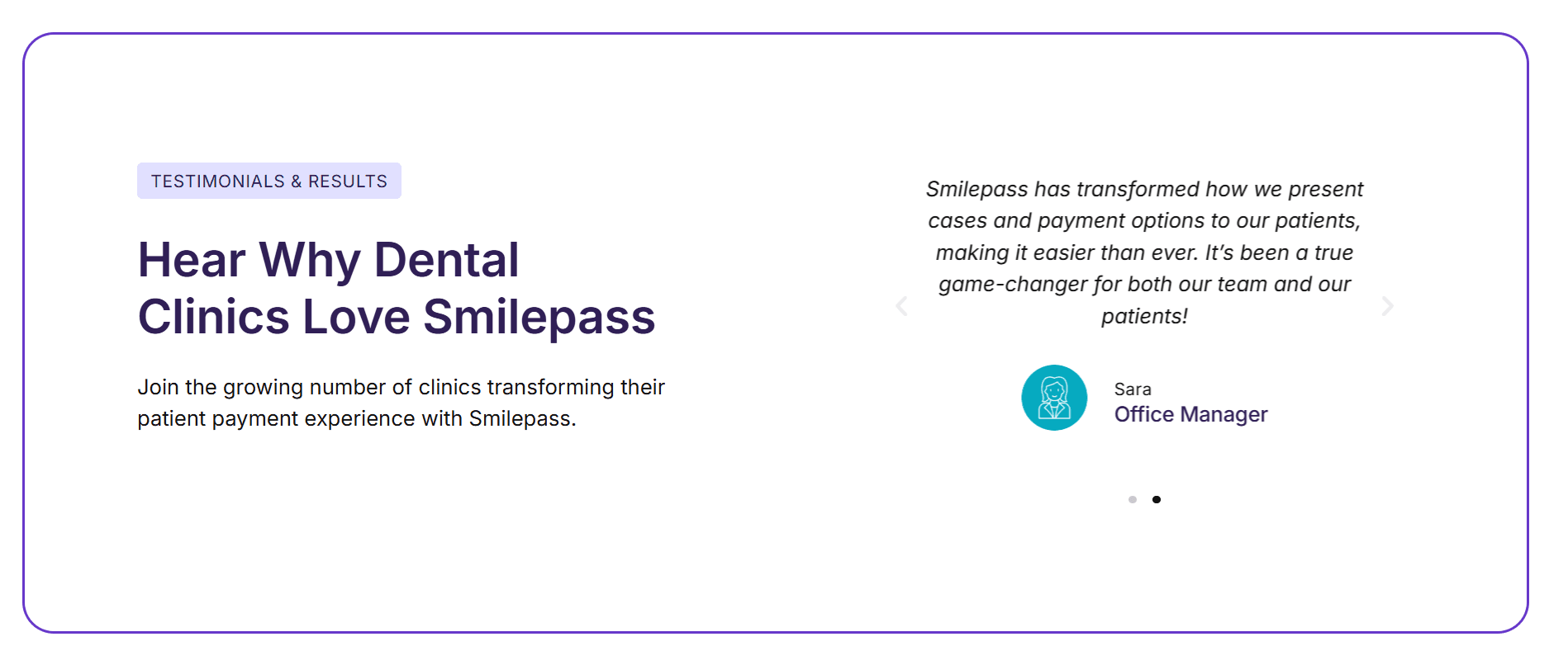 Smilepass Testimonials