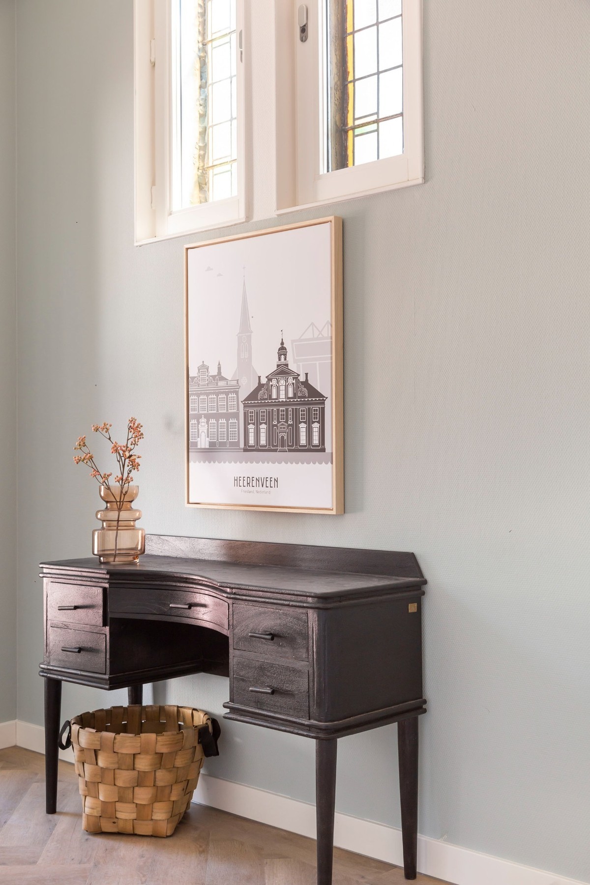 hal side-table zwart met print heerenveen