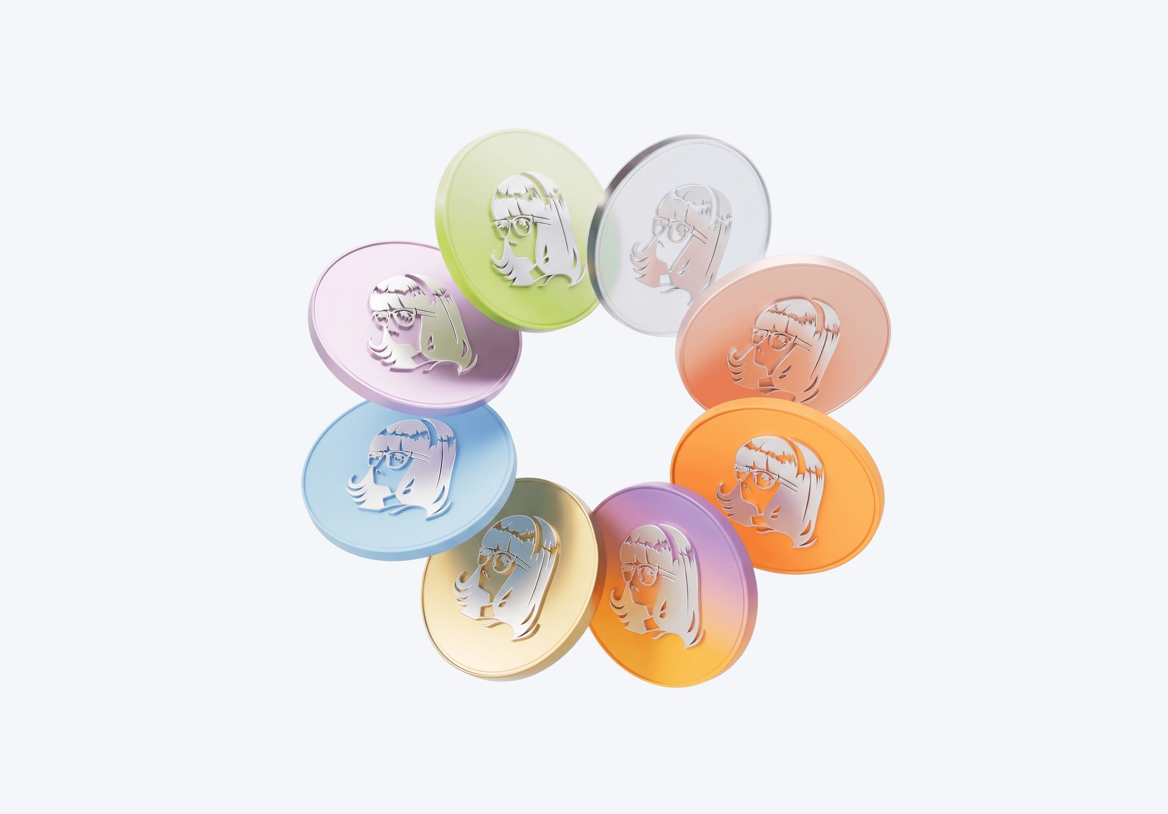 A small black rectangular device on a white background, featuring two circular buttons.