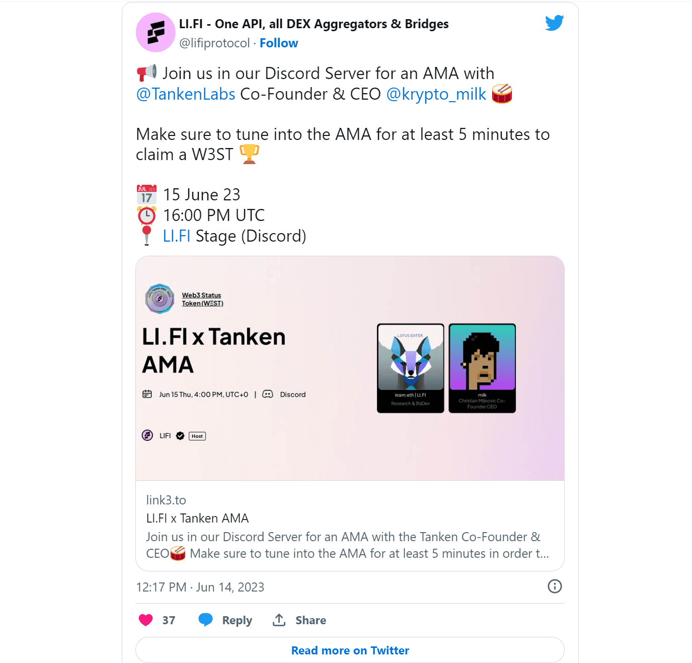 Tanken AMA