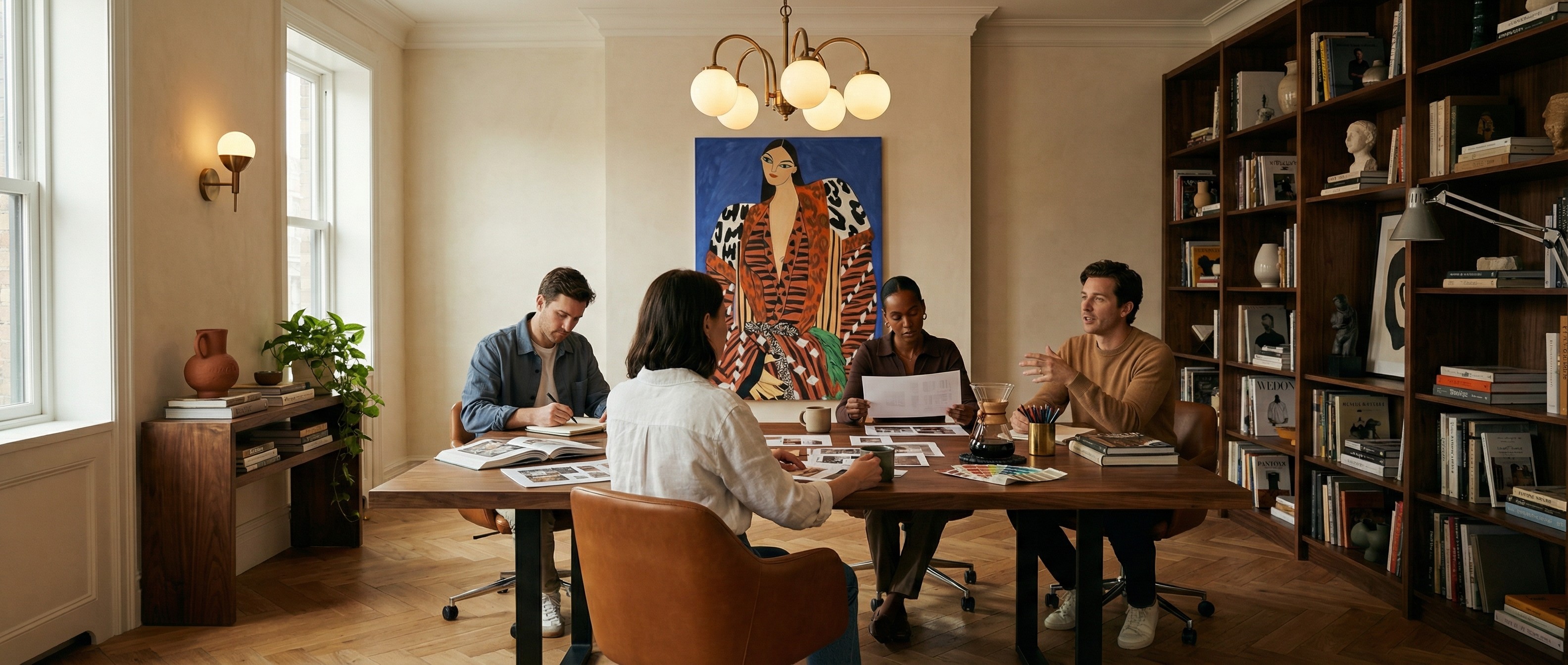 Office Discussion Scene