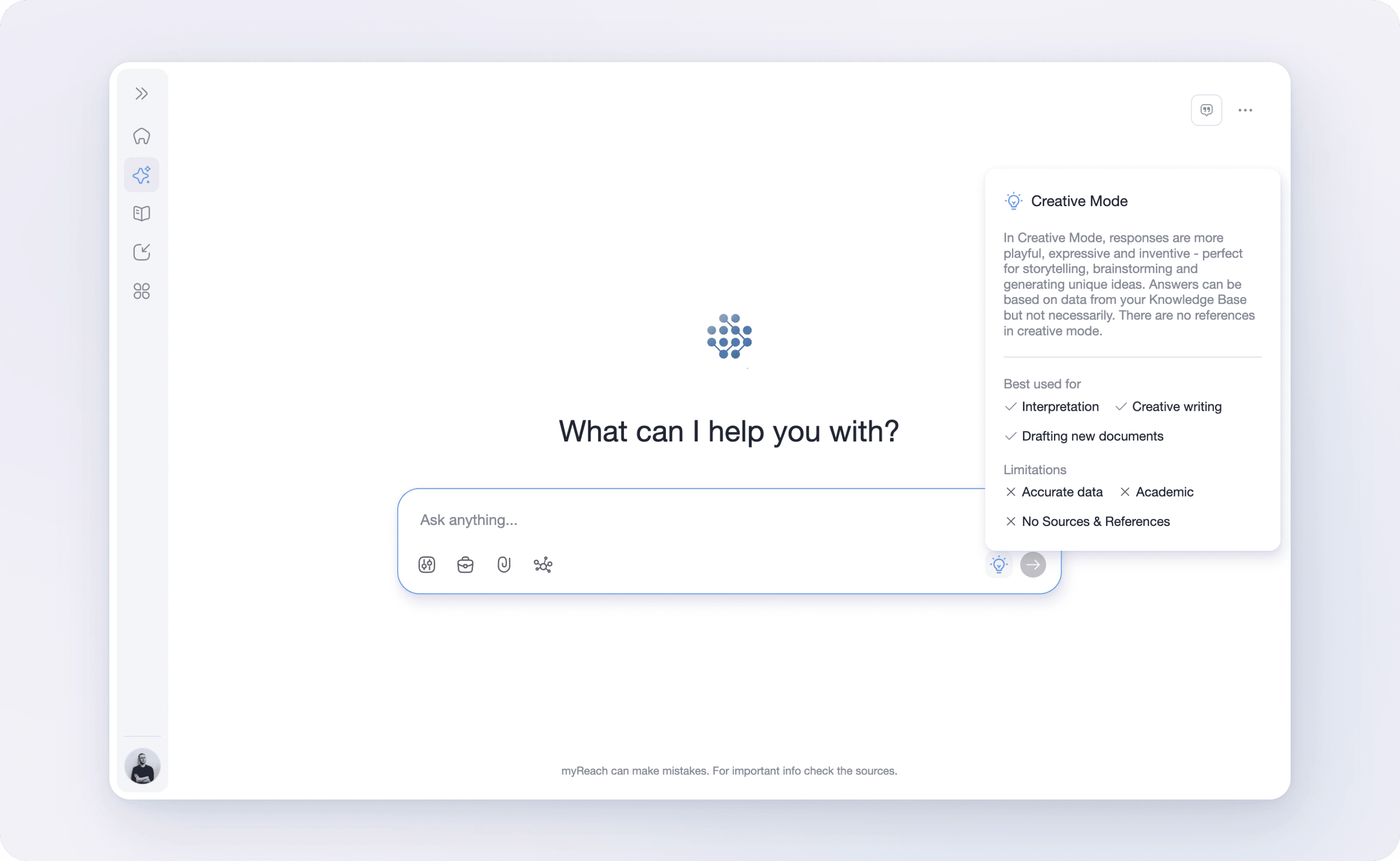 myReach chat sources