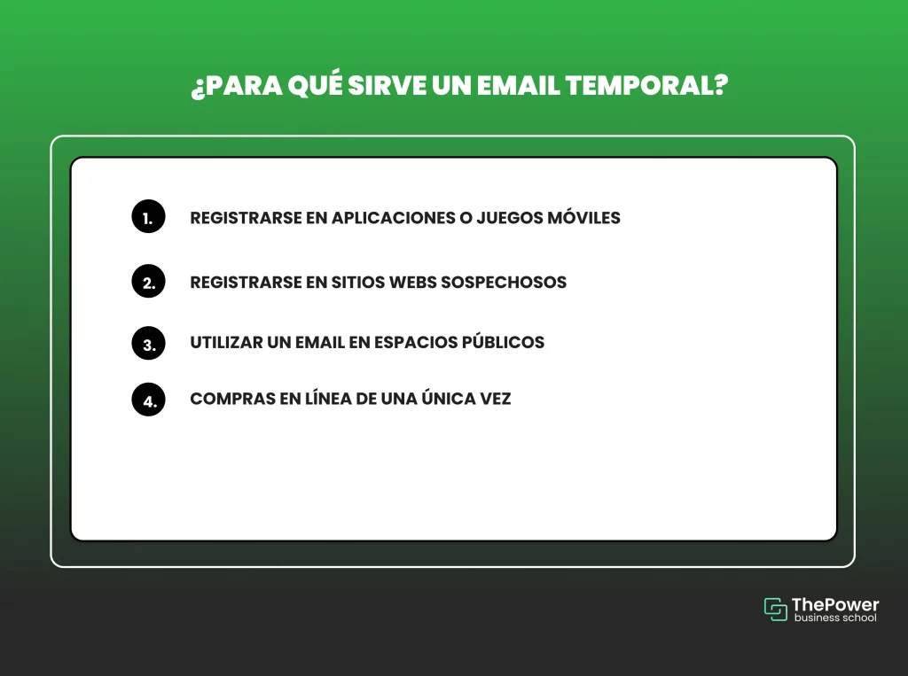 ¿Para qué sirve un email temporal?