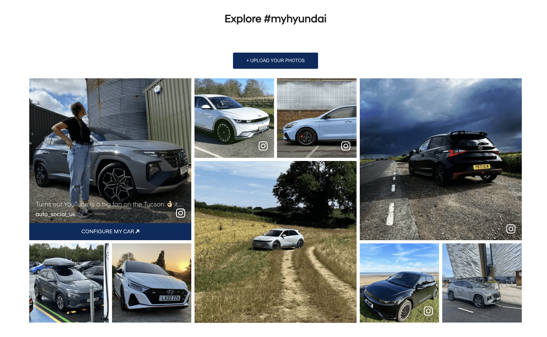 The #MyHyundai social gallery from hyundai.co.uk