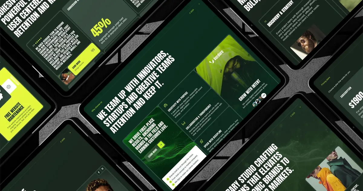 Verdur – Agency Framer Template
