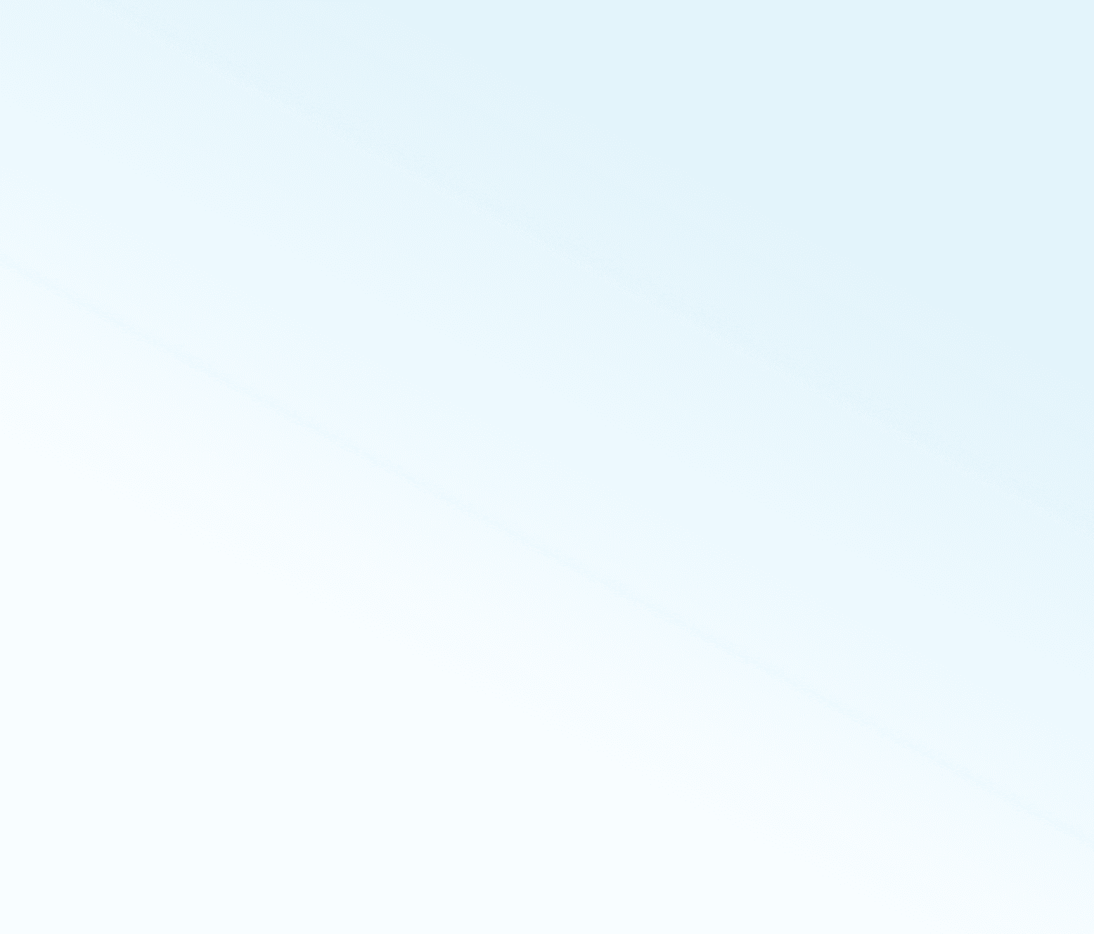 Light blue gradient fading to white.