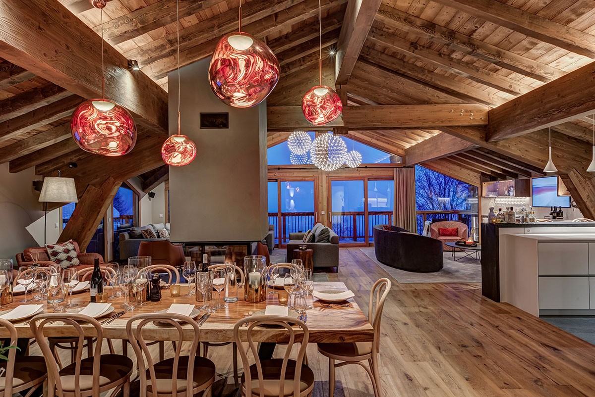 Chalet Constantia - dining area