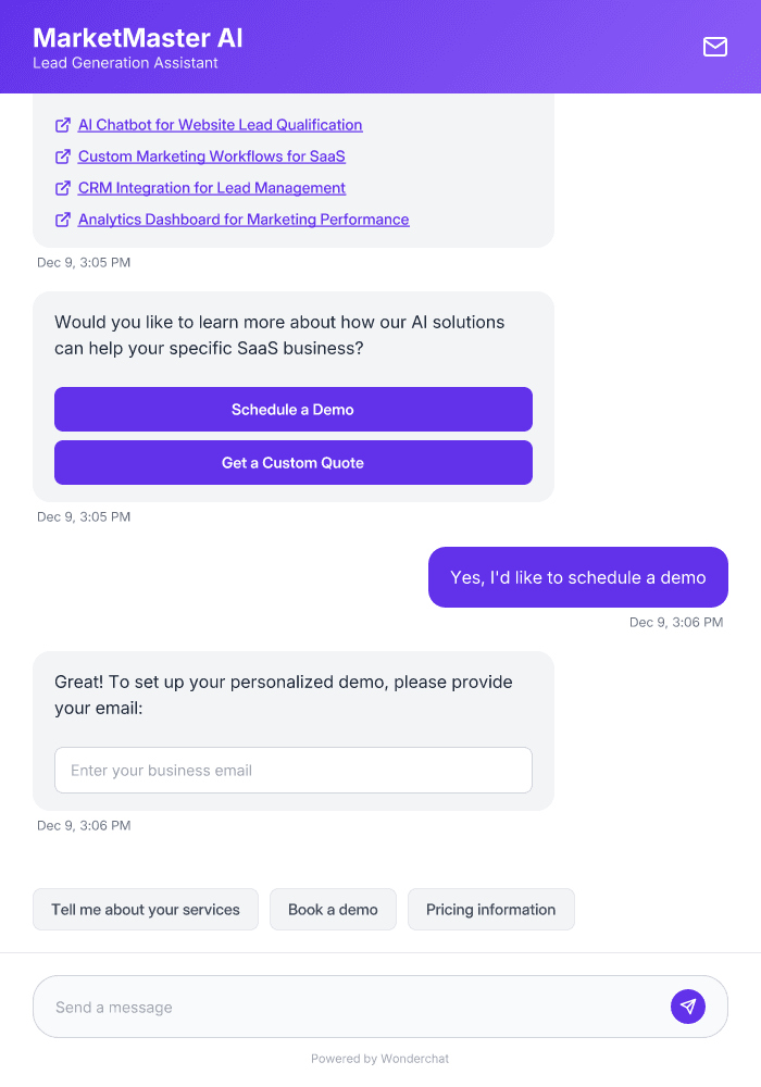 Marketing AI Agent Template for Lead Generation
