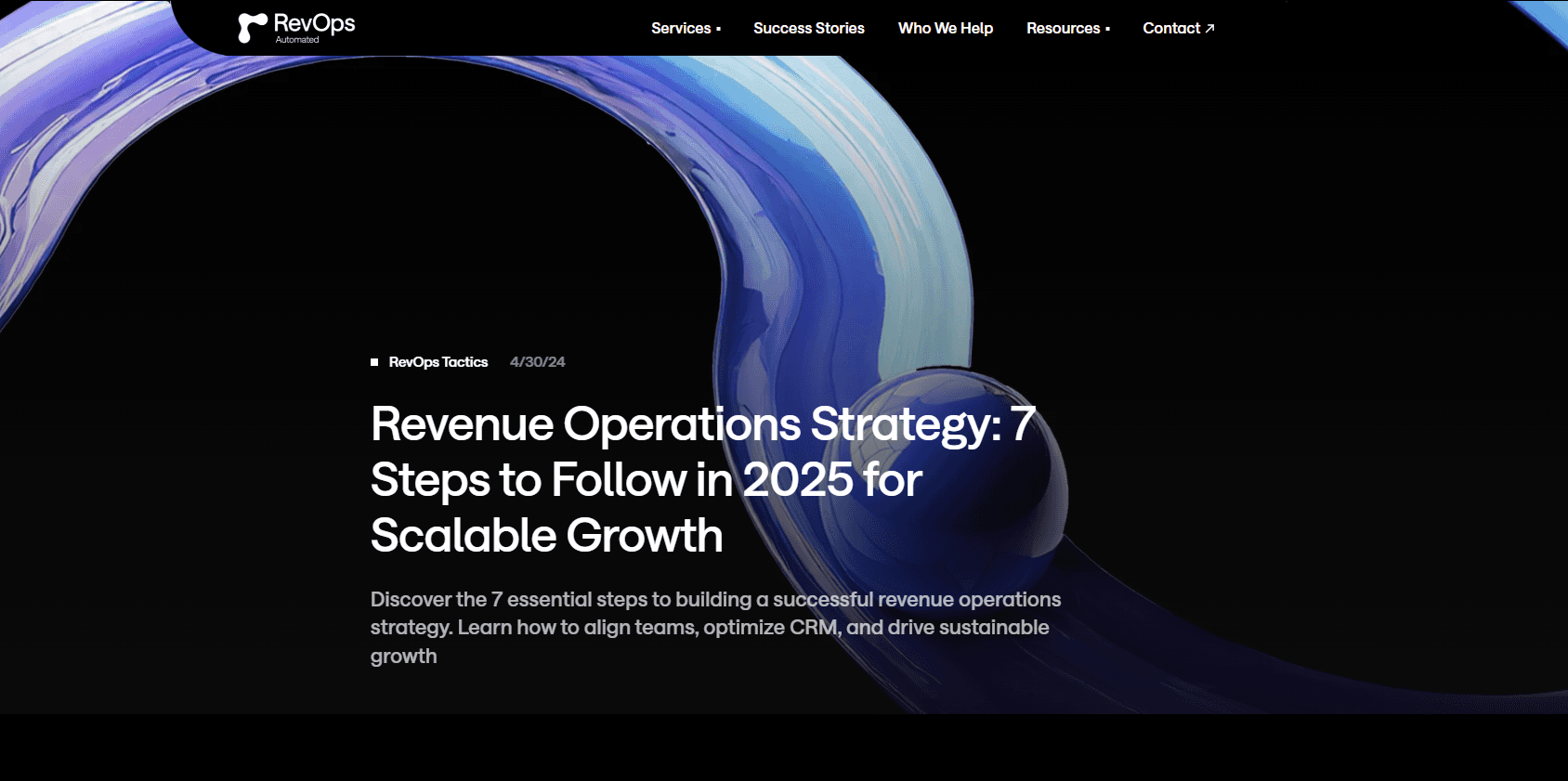 Revenue Operations Strategy: 7 Steps to Follow in 2025 for Scalable Growth