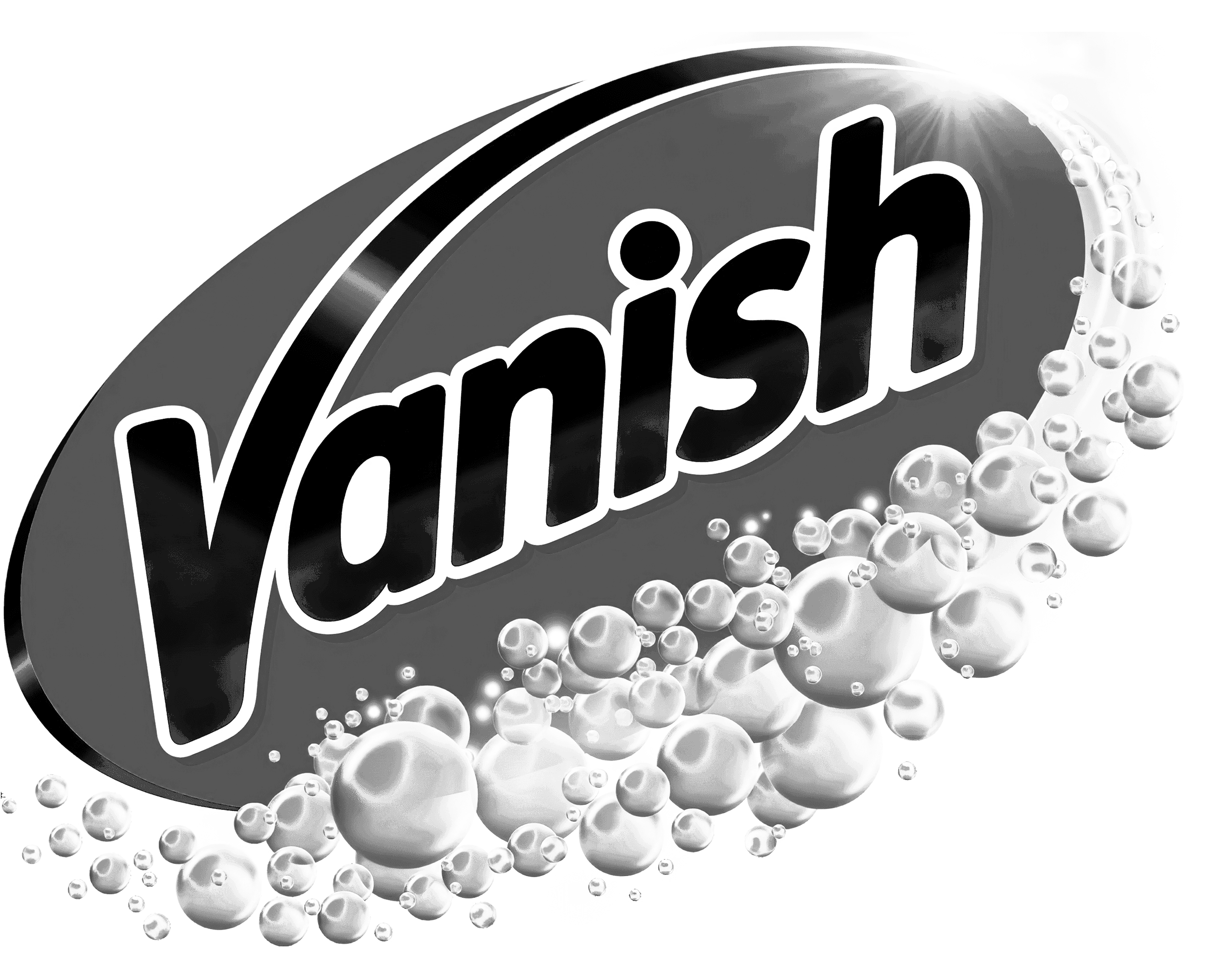Vanish logo in black