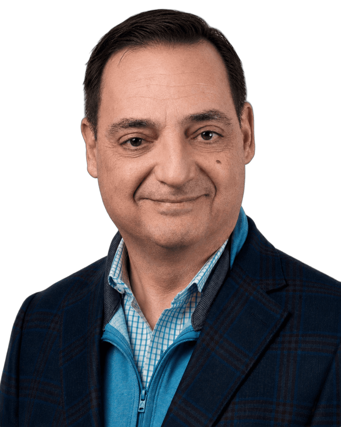 man wearing Henley top portrait