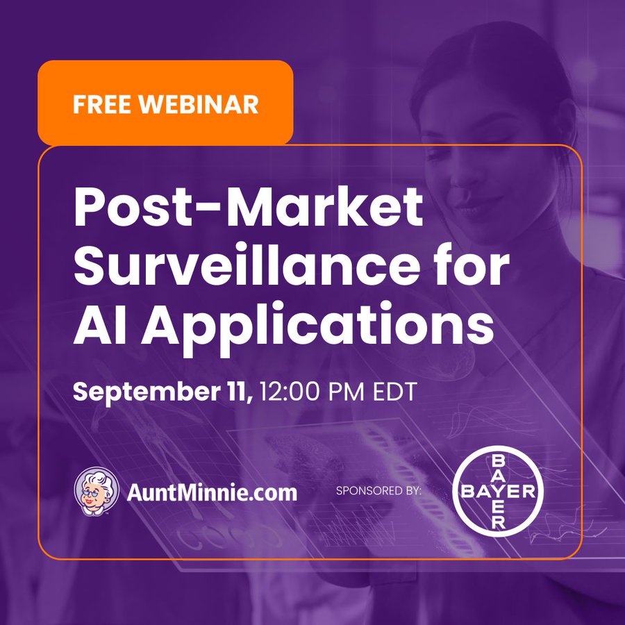 AuntMinnie Post-market surveillance webinar