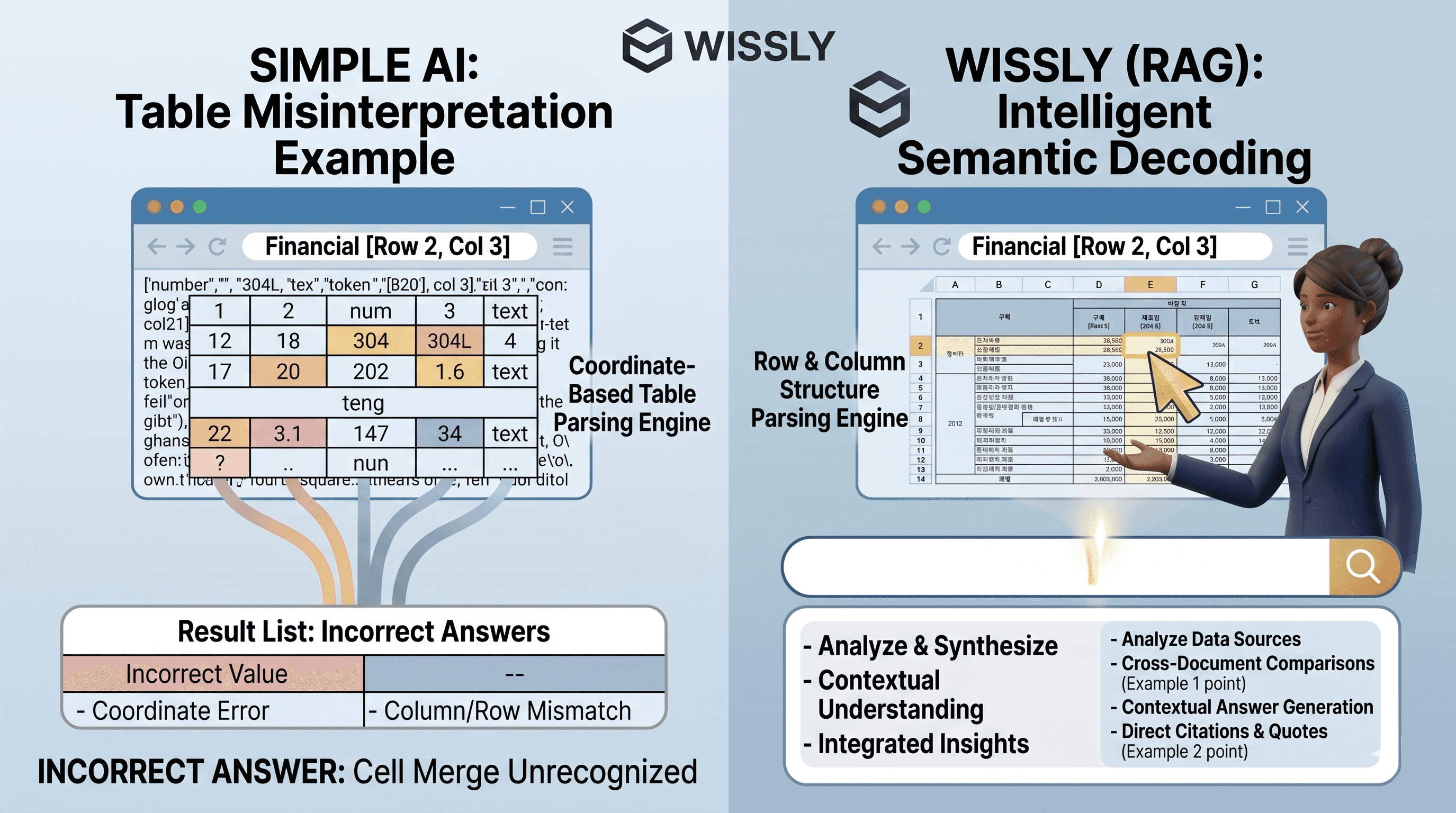 ChatGPT vs Danswer vs Wissly: Best AI RAG for Complex Tables