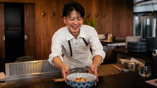 Chef Kanji Kobayashi at Tavaru