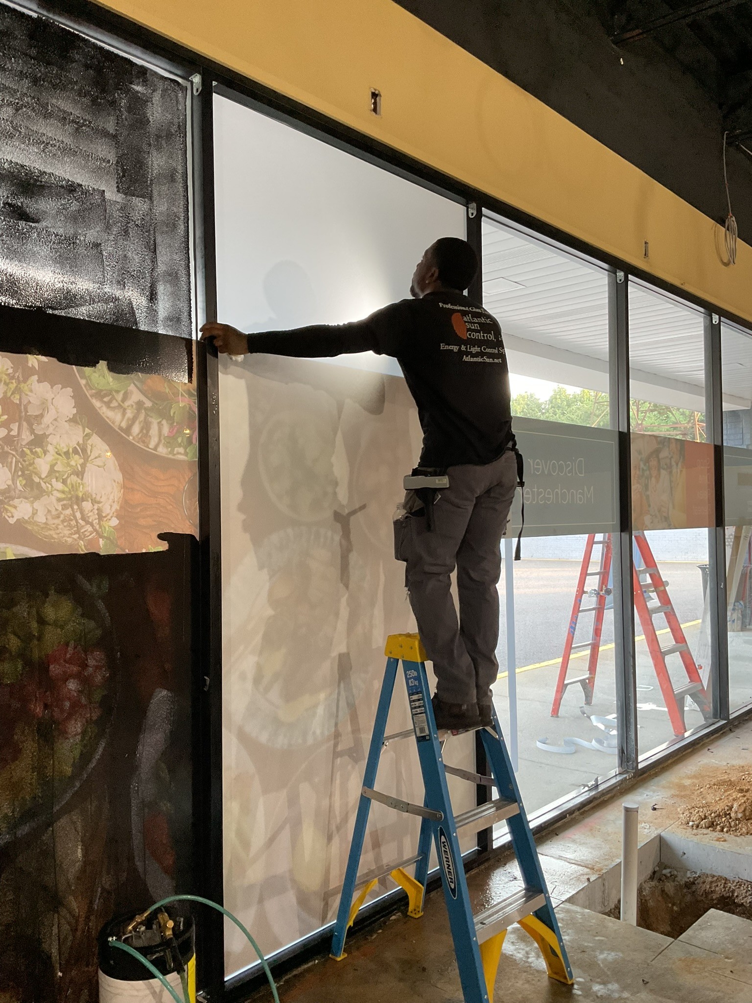 Decorative tint for a business