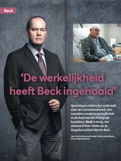 Artikel over serie Beck in Televizier