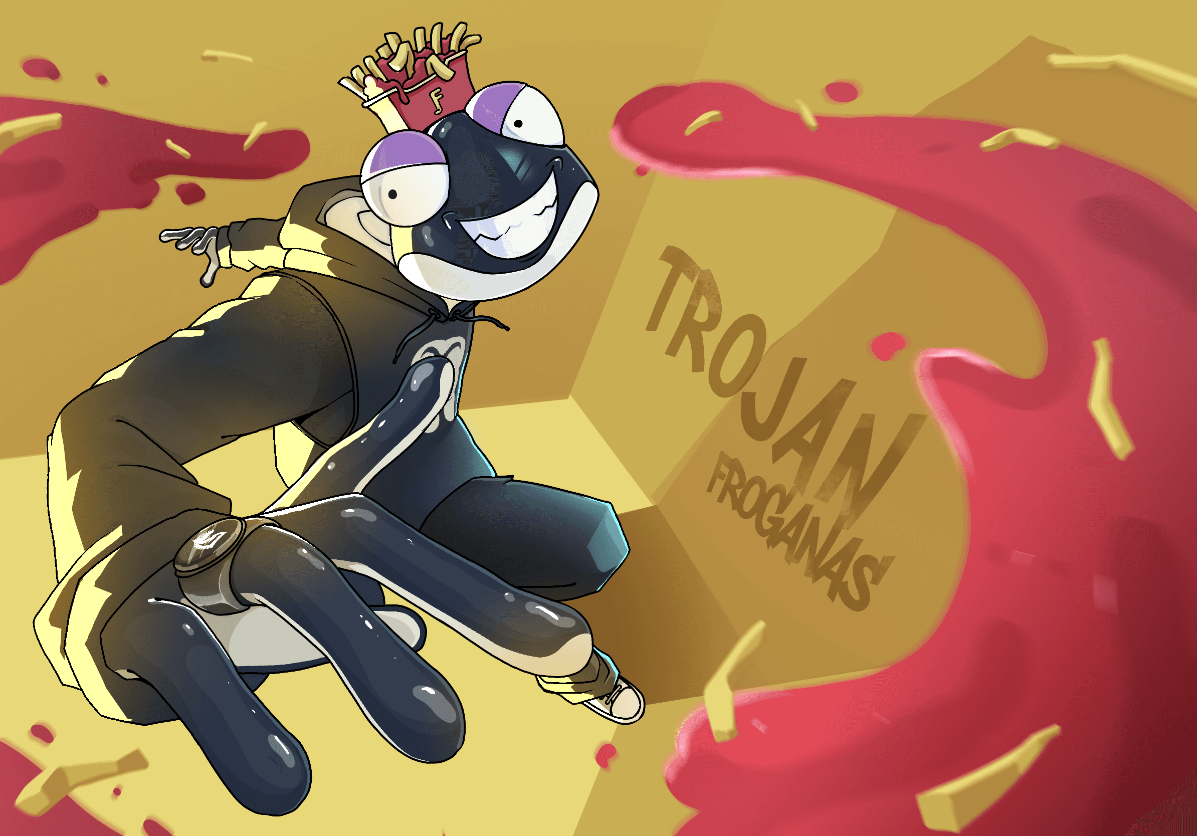 Frogana Trojan branded PNL card