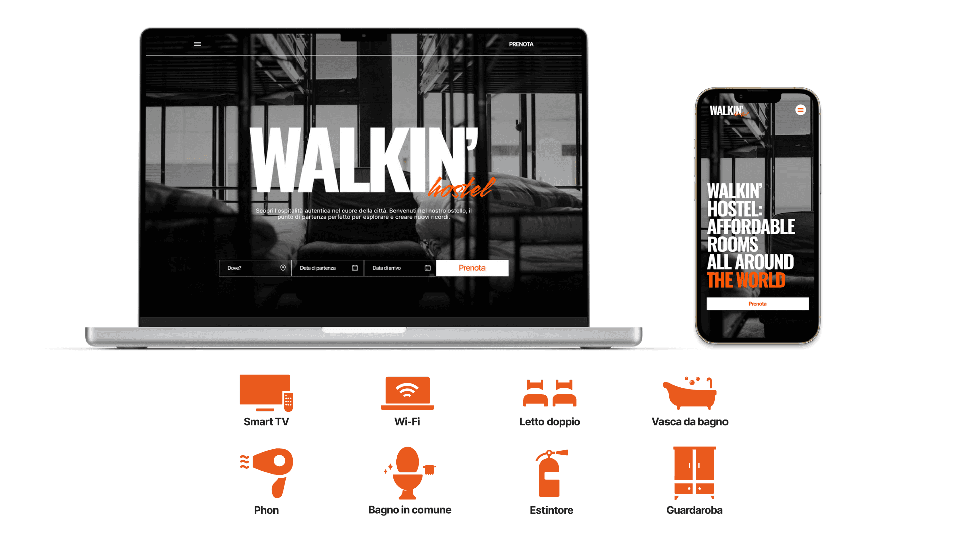 Walkin' hostel sito web