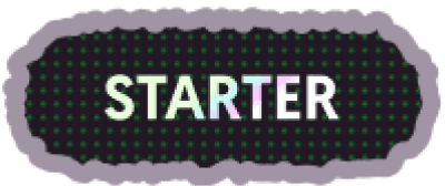 Starter plan badge display