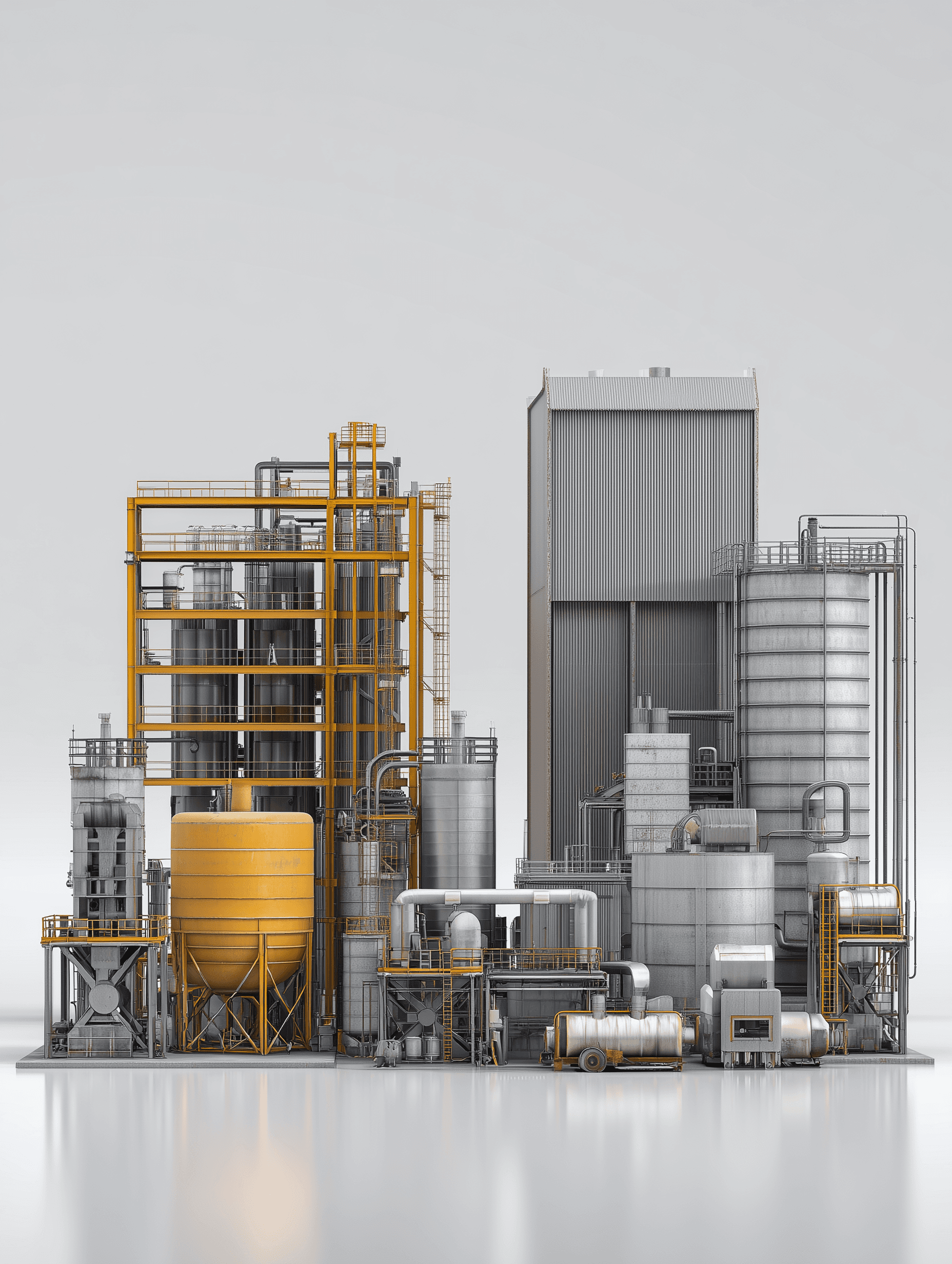 a 3D graphic representing Manufacturing (Industry 4.0, IoT)