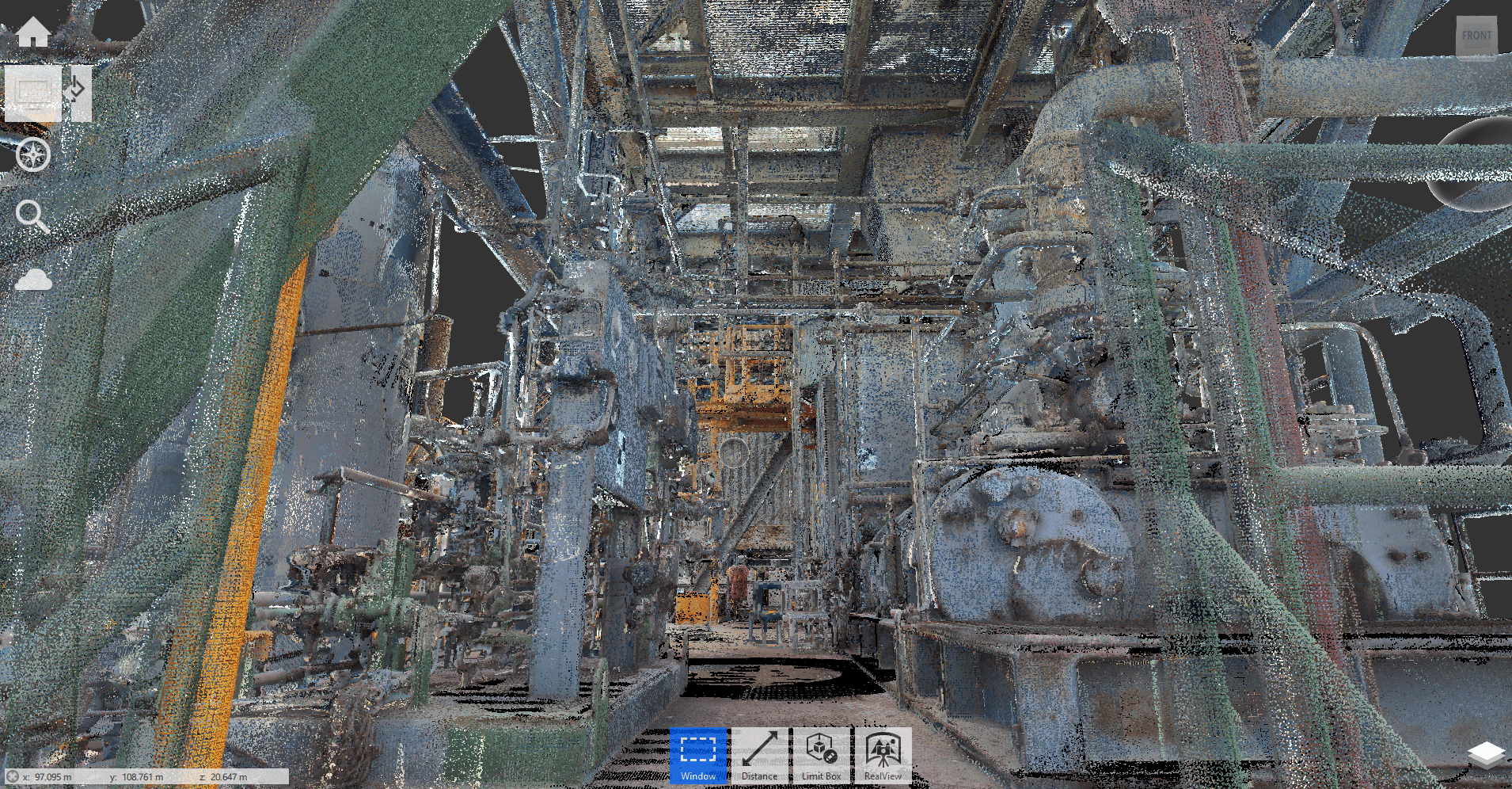 Snow-covered mountain peak under a clear blue sky