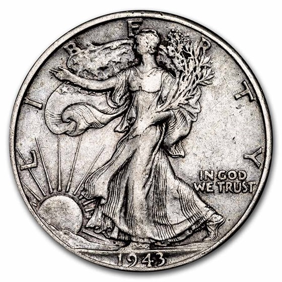 1943 walking liberty half dollar