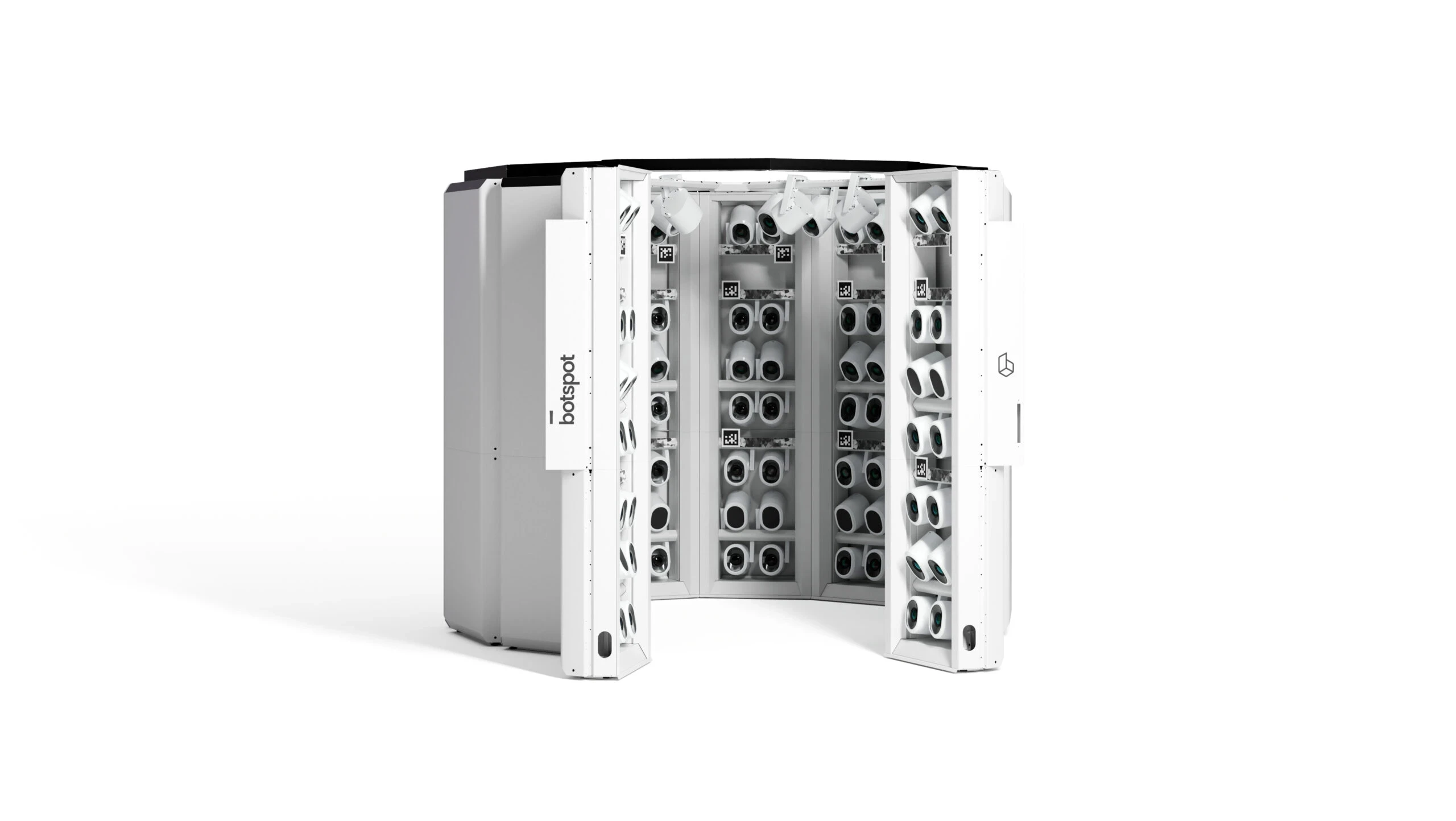 Full-Body Scanner NEO with doors open.