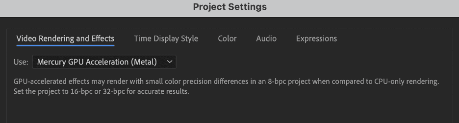 Changing project settings can help After Effects run smoother.