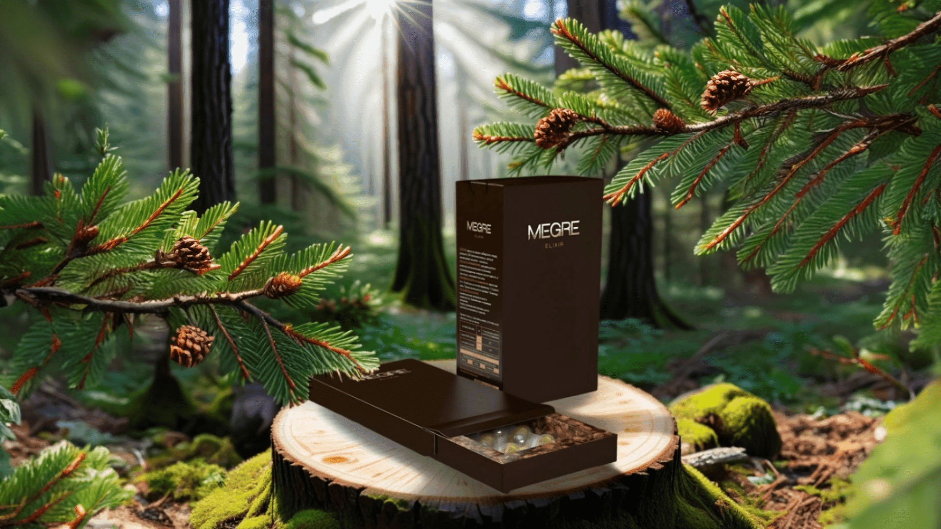 Product image of megre elixir in the forest