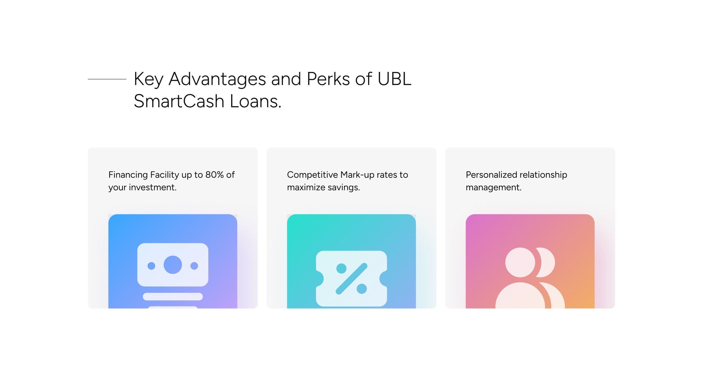UBL Website Page Section Bento Cards