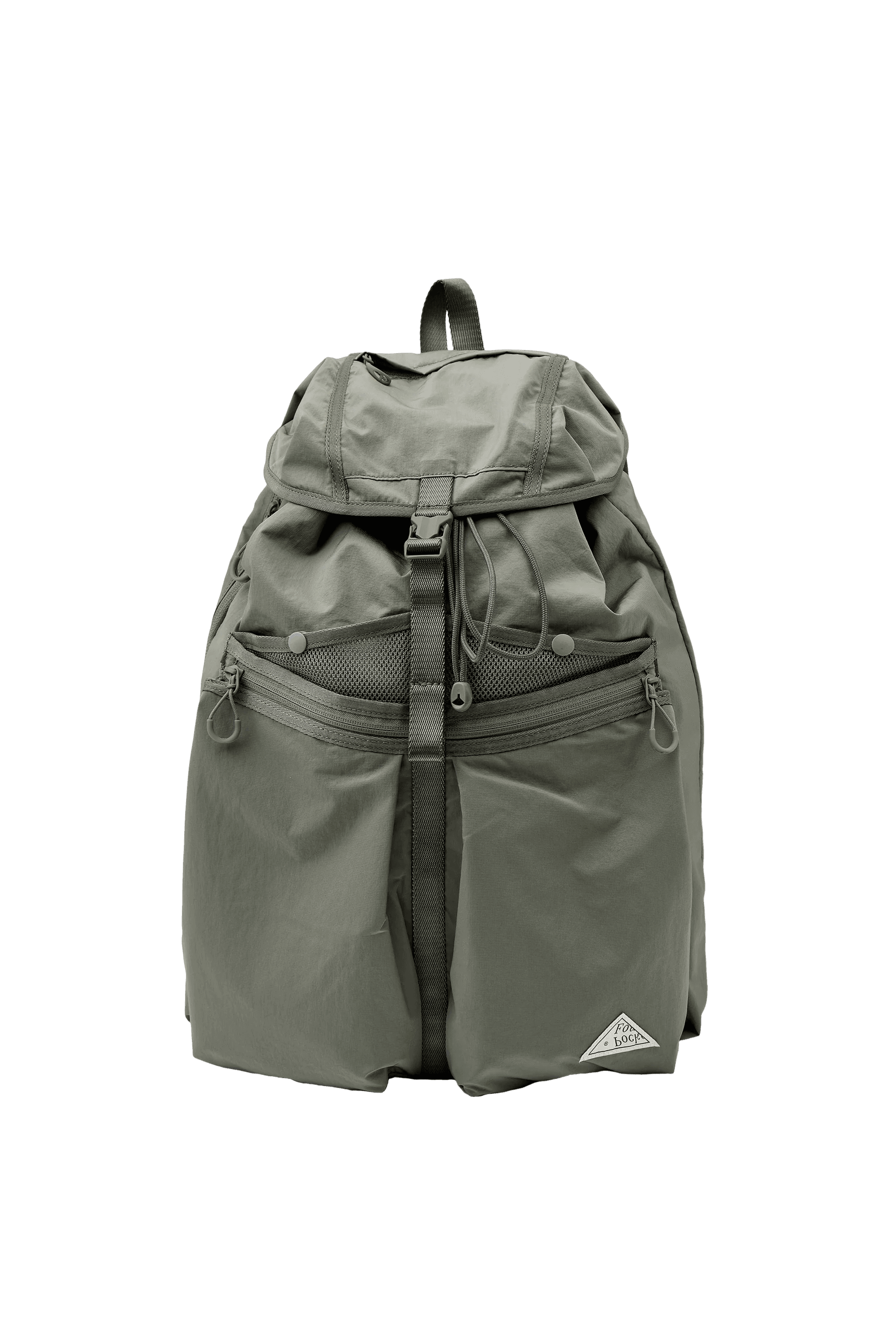 full shot image of a green backpack
