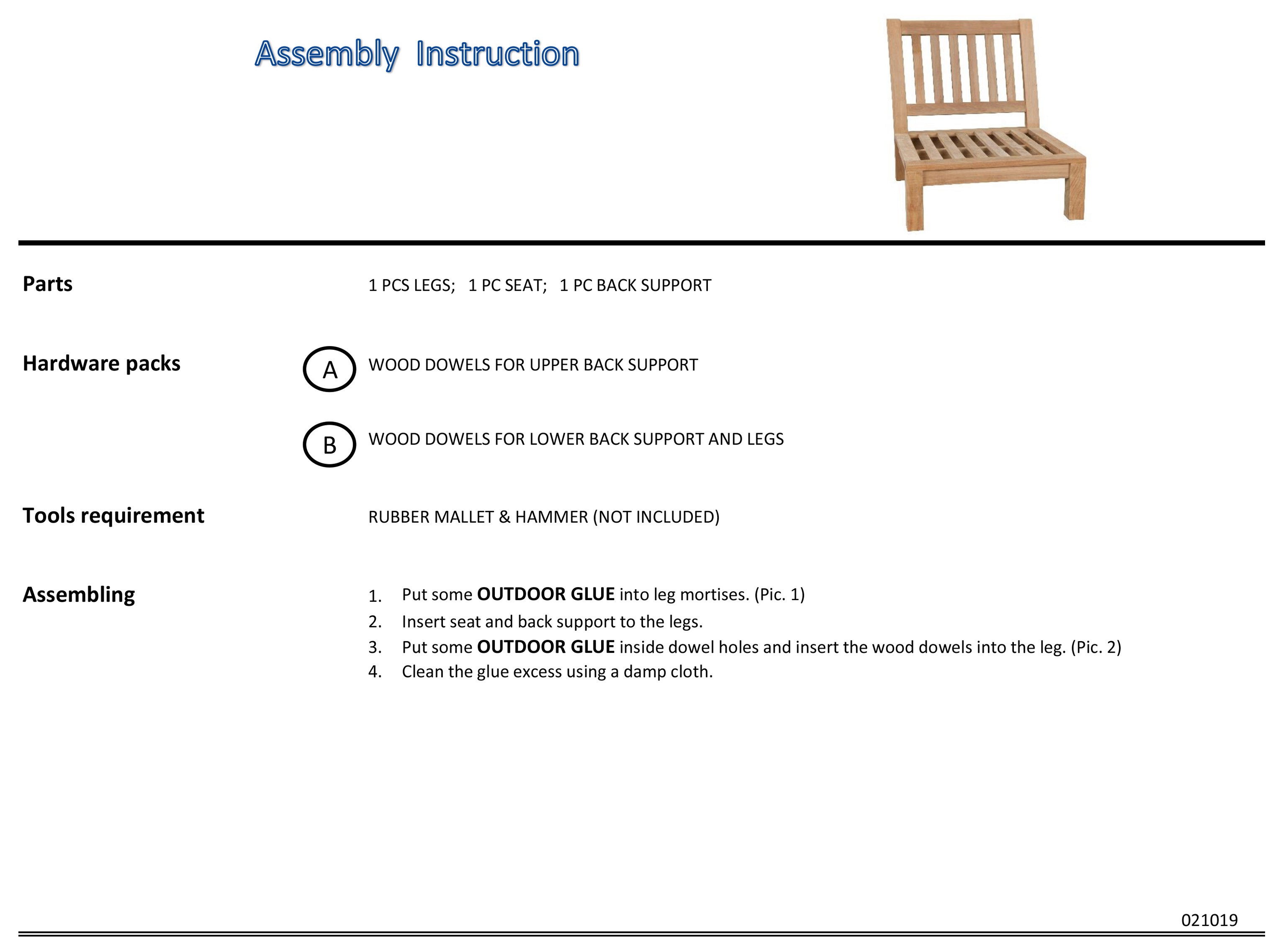 assembly instruction