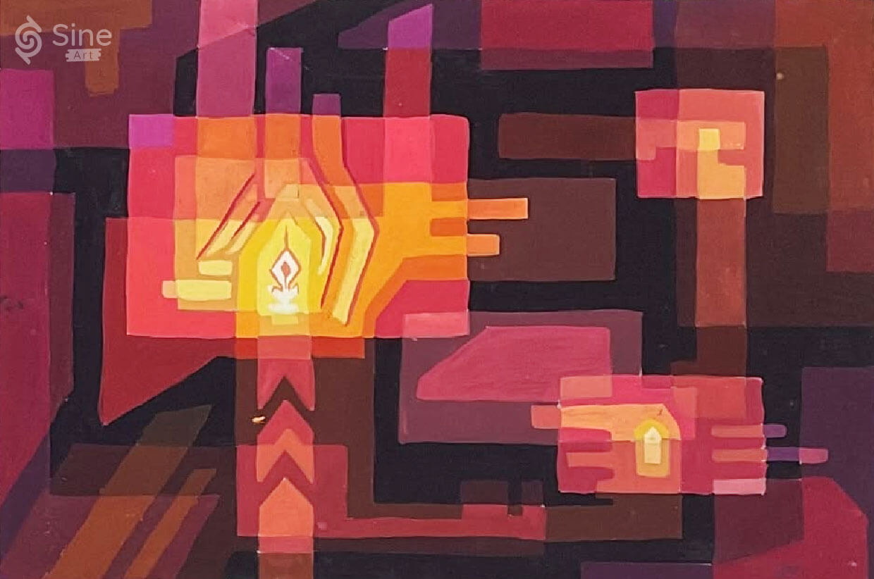 Bài trang trí màu