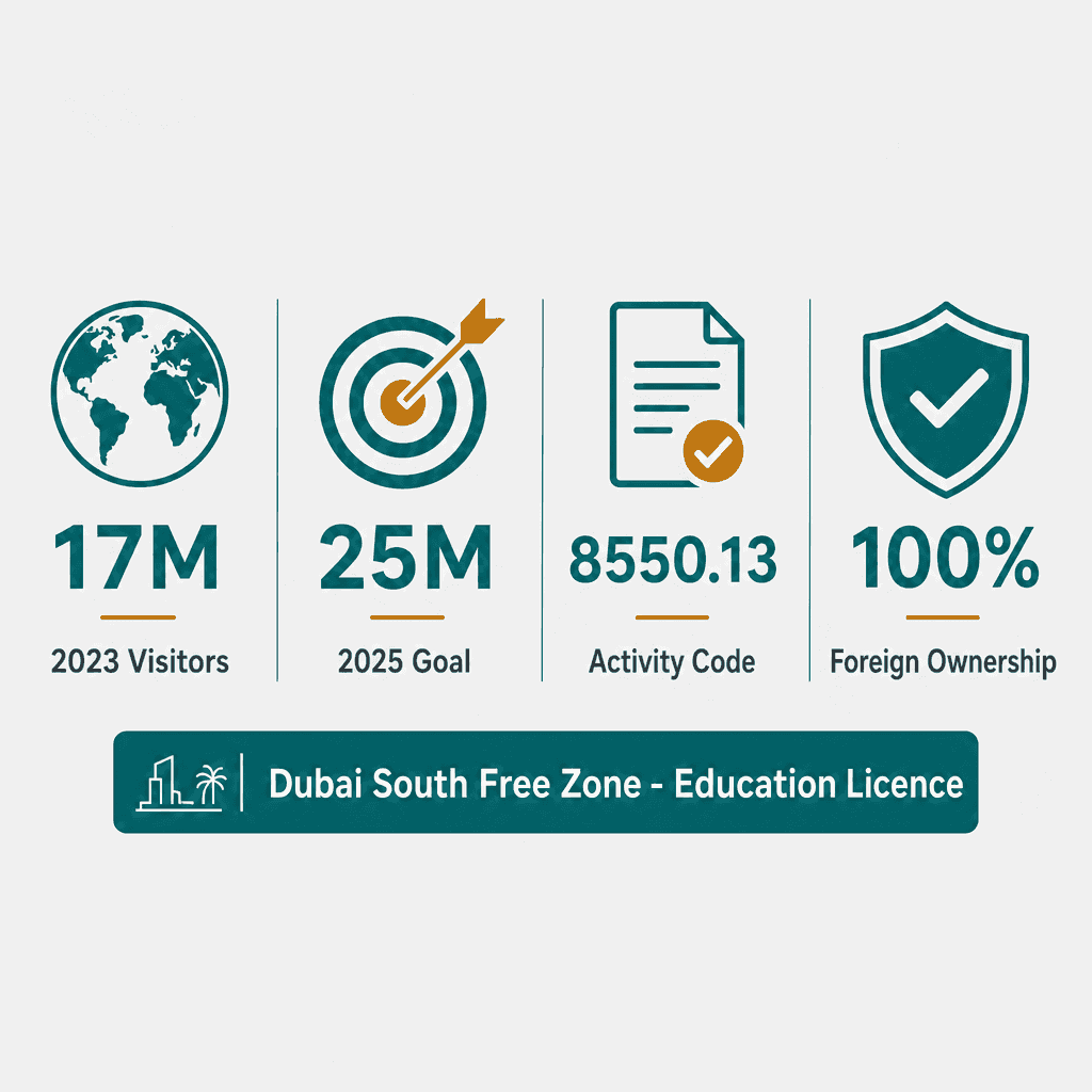Infographic: Apply for a Hospitality And Tourism Training Services Business License in Dubai