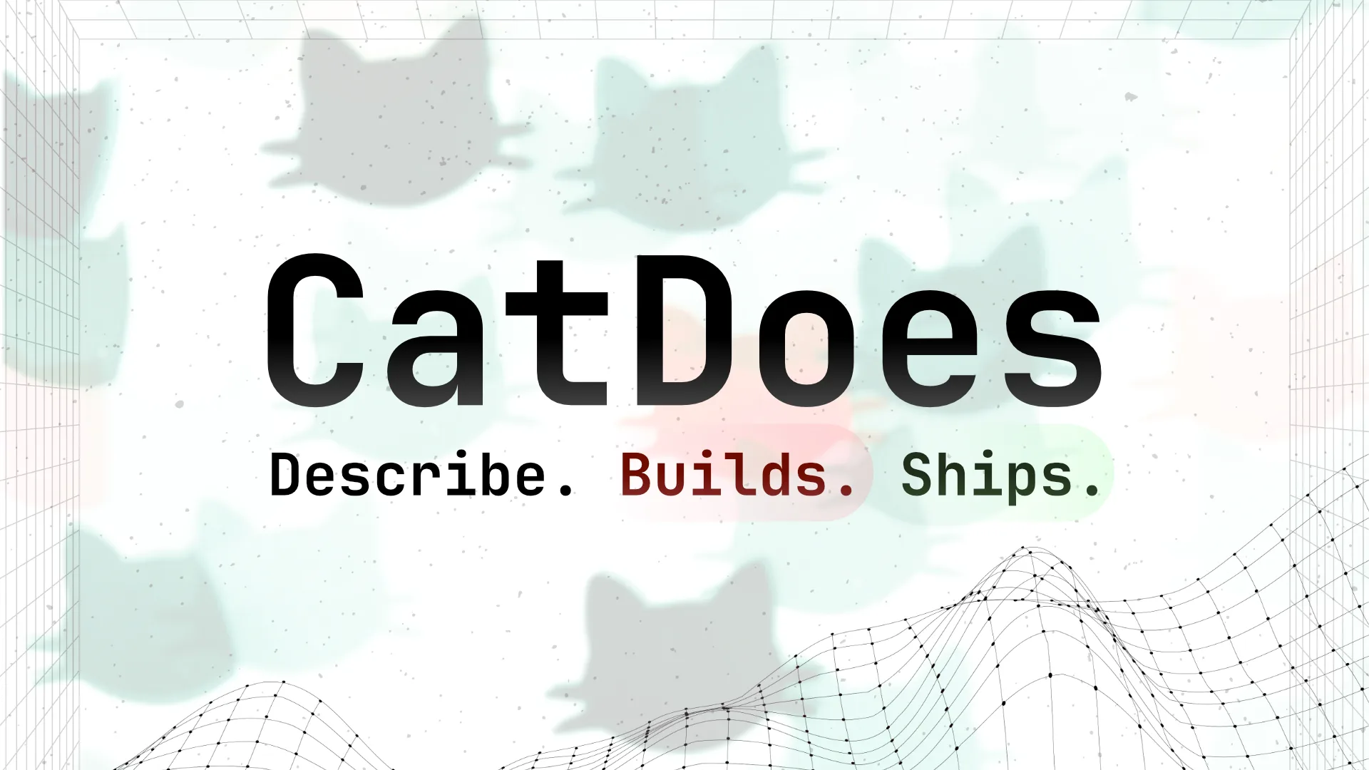 CatDoes AI app builder: describe your idea, and it builds and ships mobile apps and websites