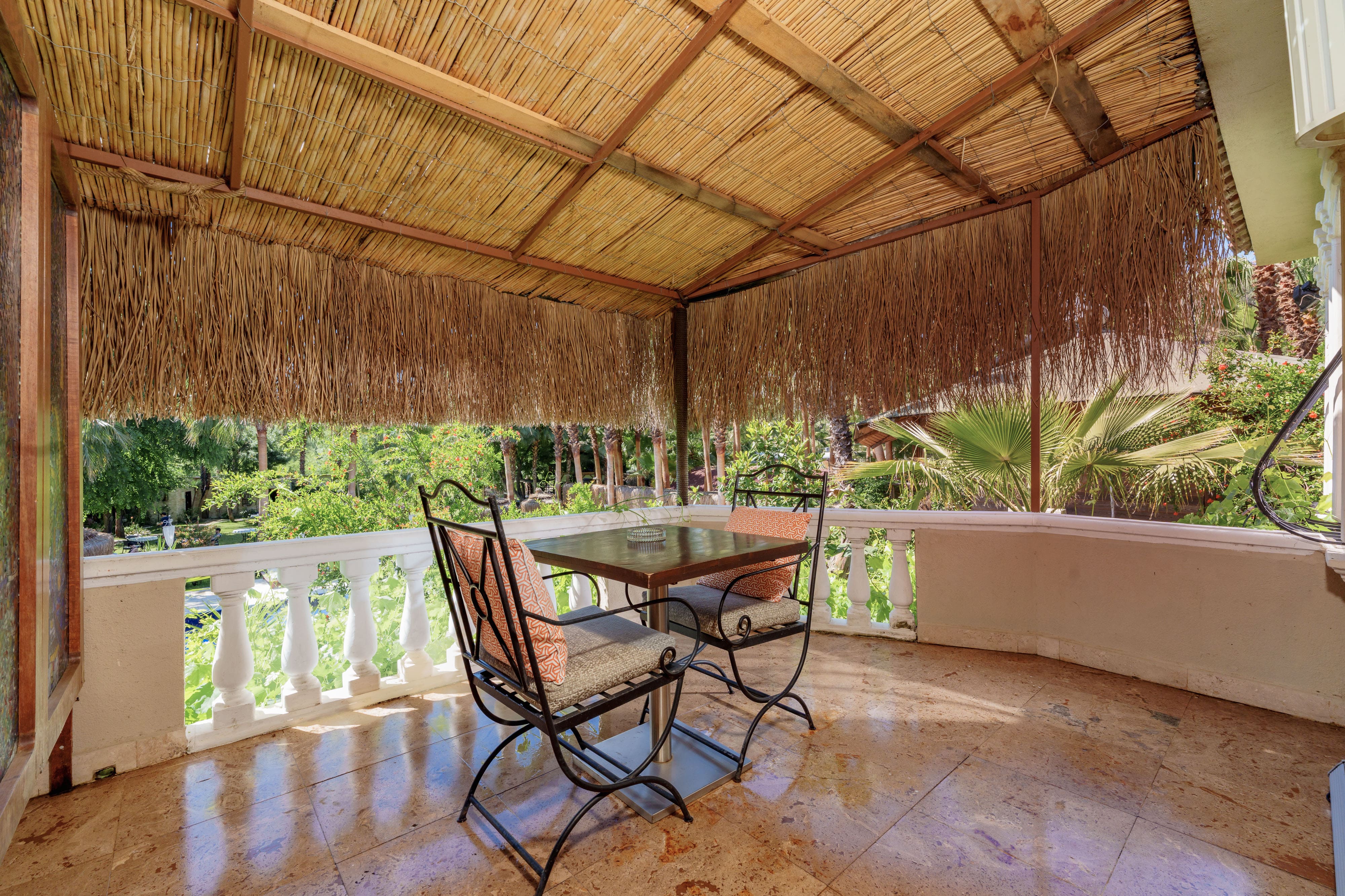 private huge balcony