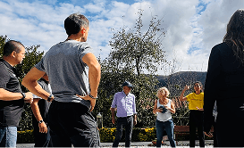 Participantes de Impact Campus en el rural de España