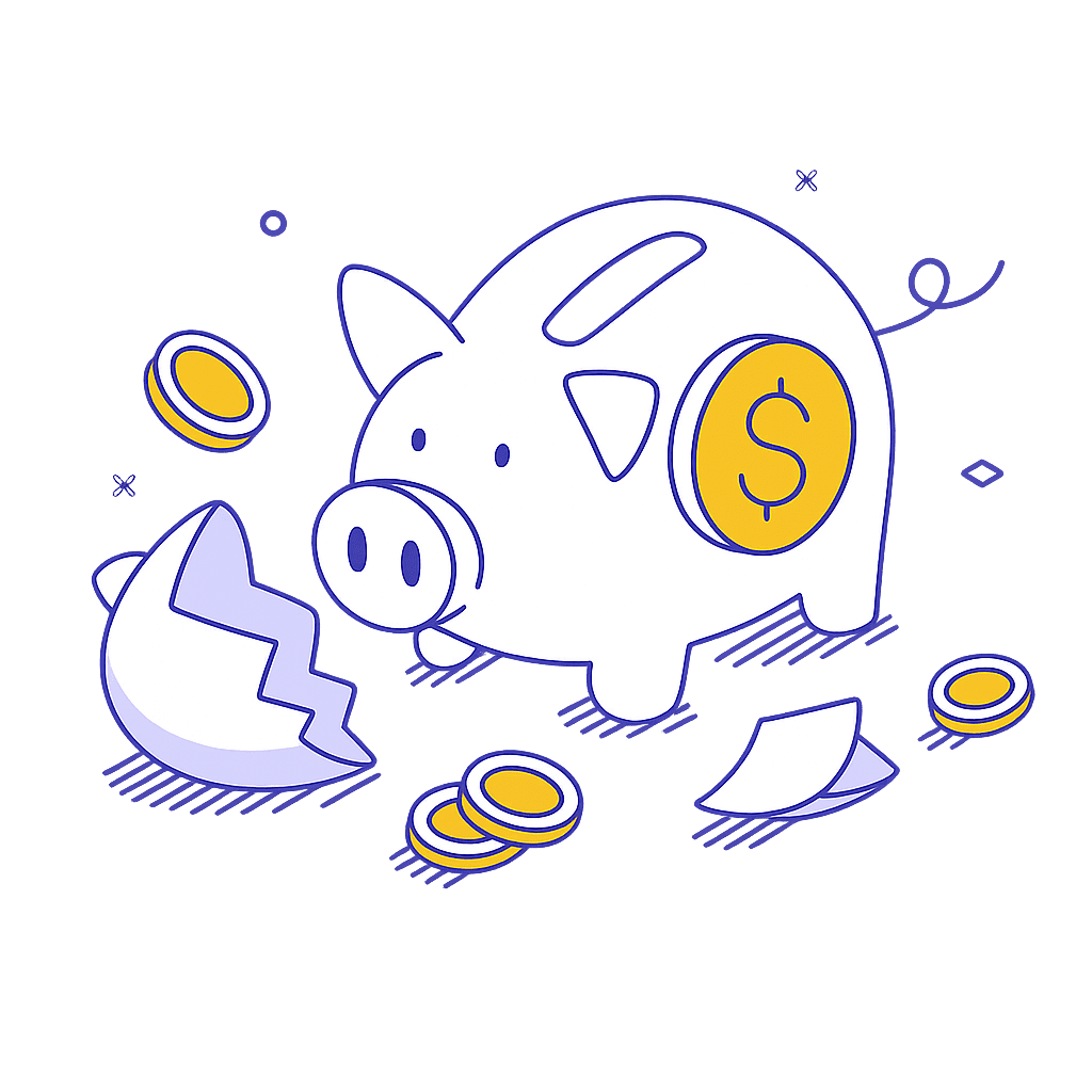 A bronze-colored miniature replica of Auguste Rodin’s sculpture, "The Thinker," positioned against a rustic, light-brown wooden background.