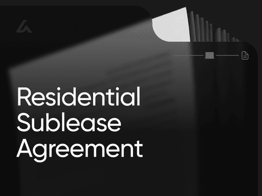 Residential Sublease Agreement