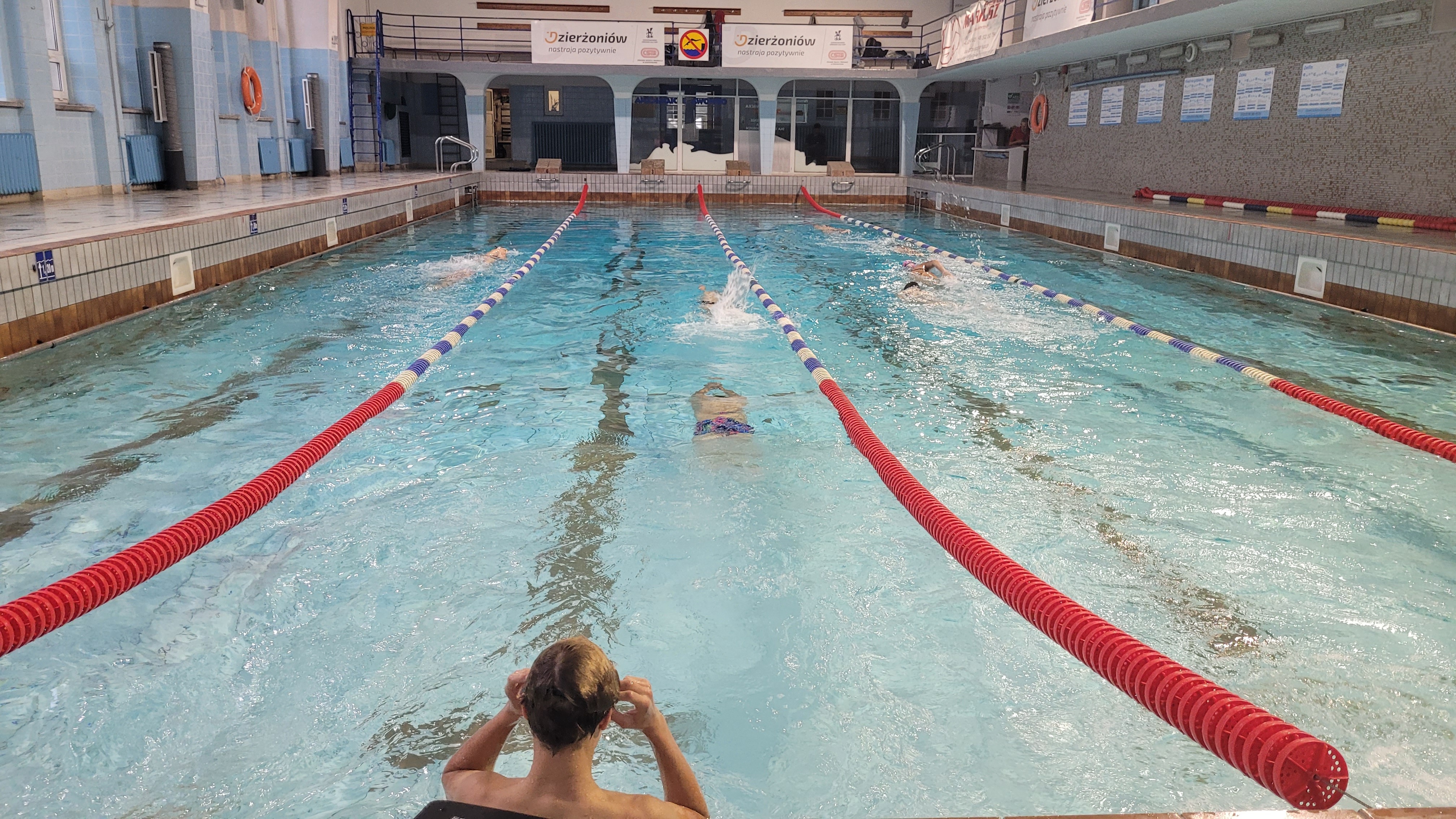 Two men greeting with hand