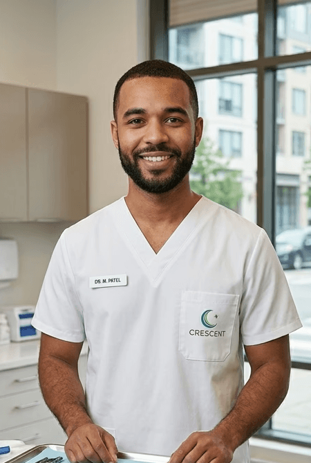 portrait of a female dentist