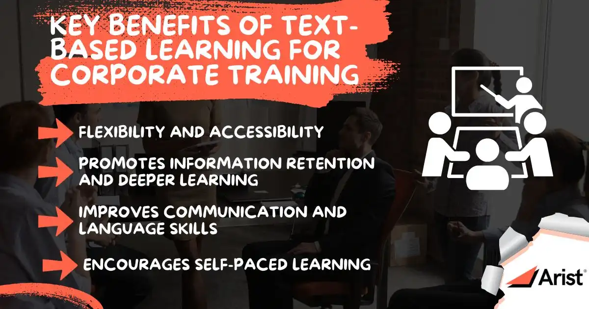 Key Benefits of Text-Based Learning for Corporate Training