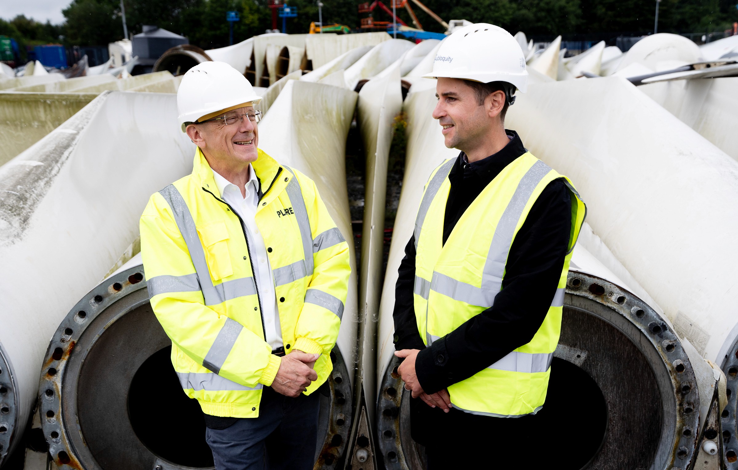 Pictured is Andrew Billingsley, CEO of Plaswire with Rick Atherton, Technical Project Manager at ubloquity