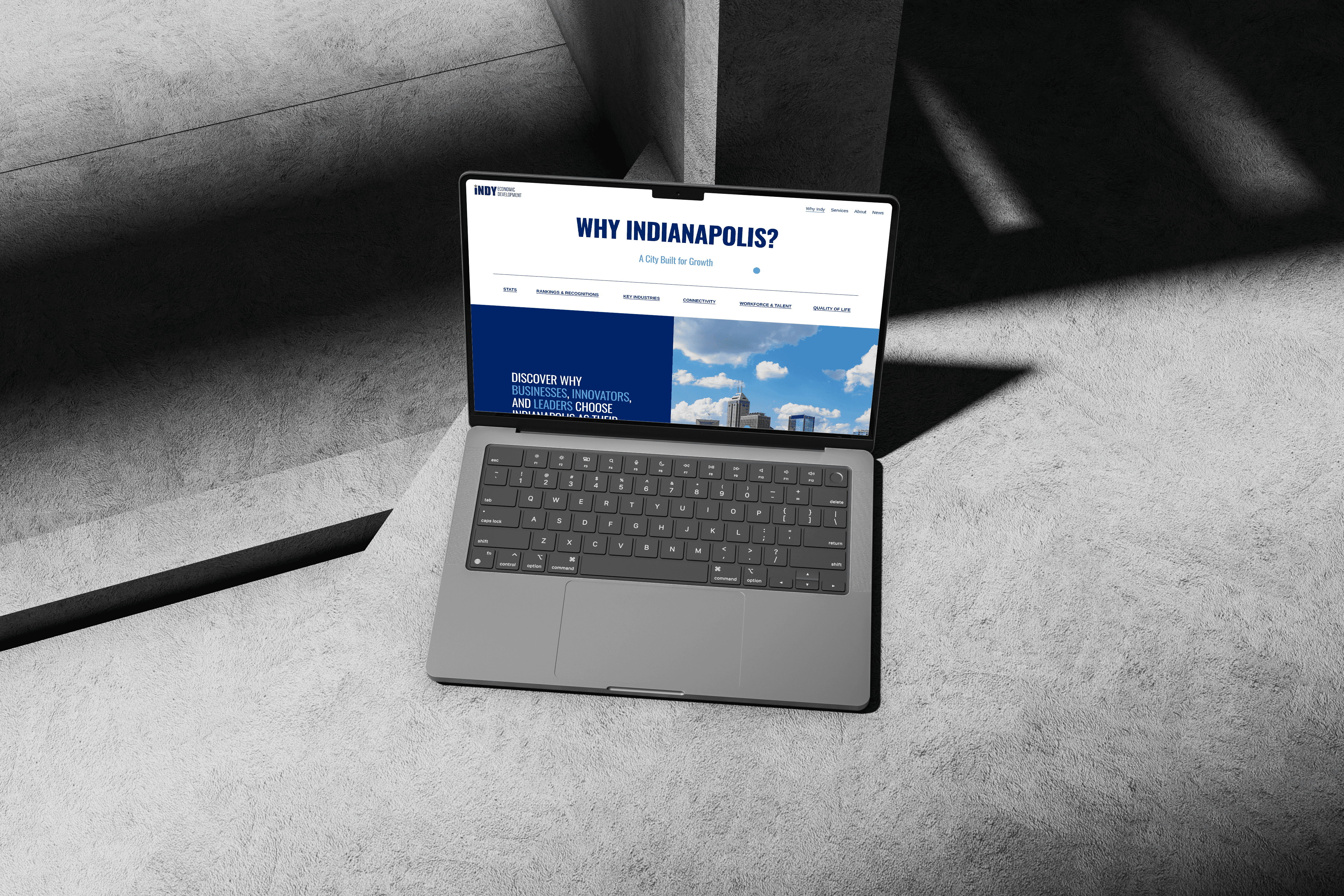 Indy Economic Development  Website