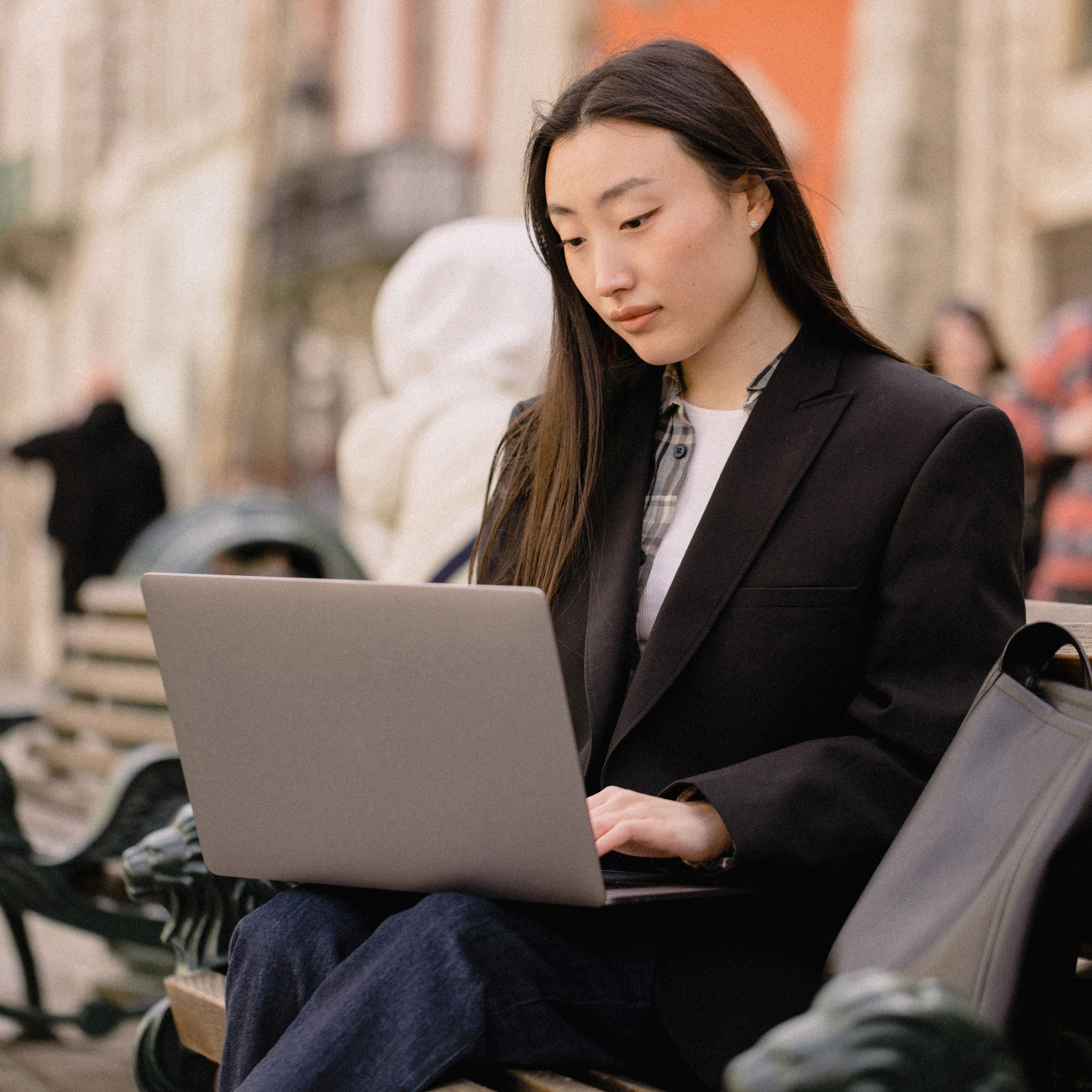 A student deeply concentrating on her studies at 612 Academy, emphasizing dedication and consistency.