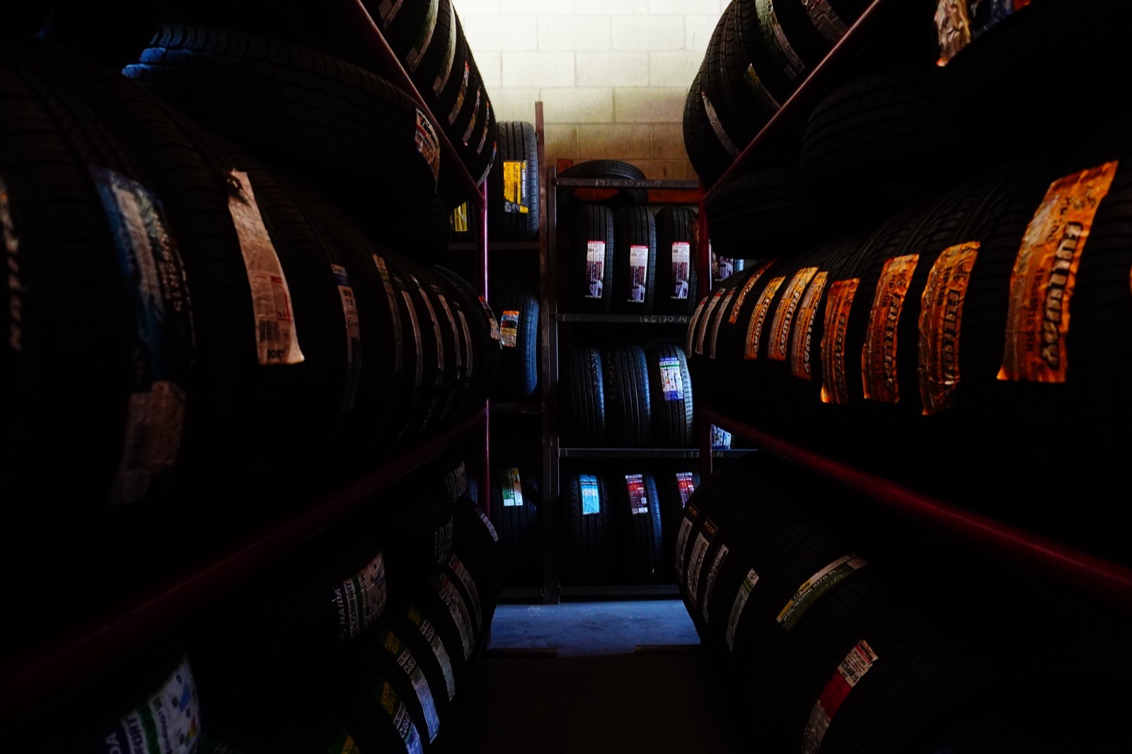 Tire Storage Aisle
