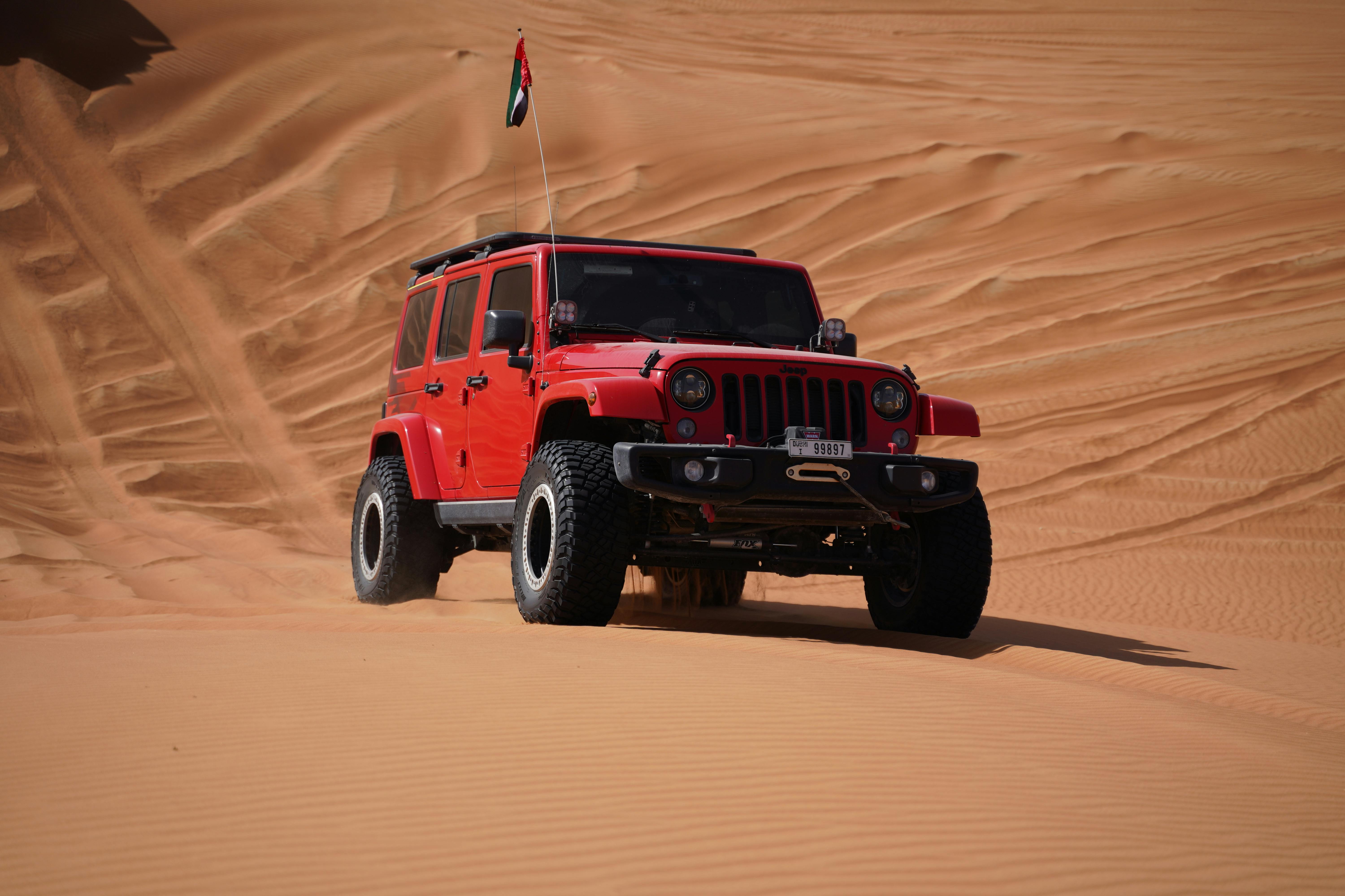 Dubai Desert Safari Family Wrangler Adventure Jeep