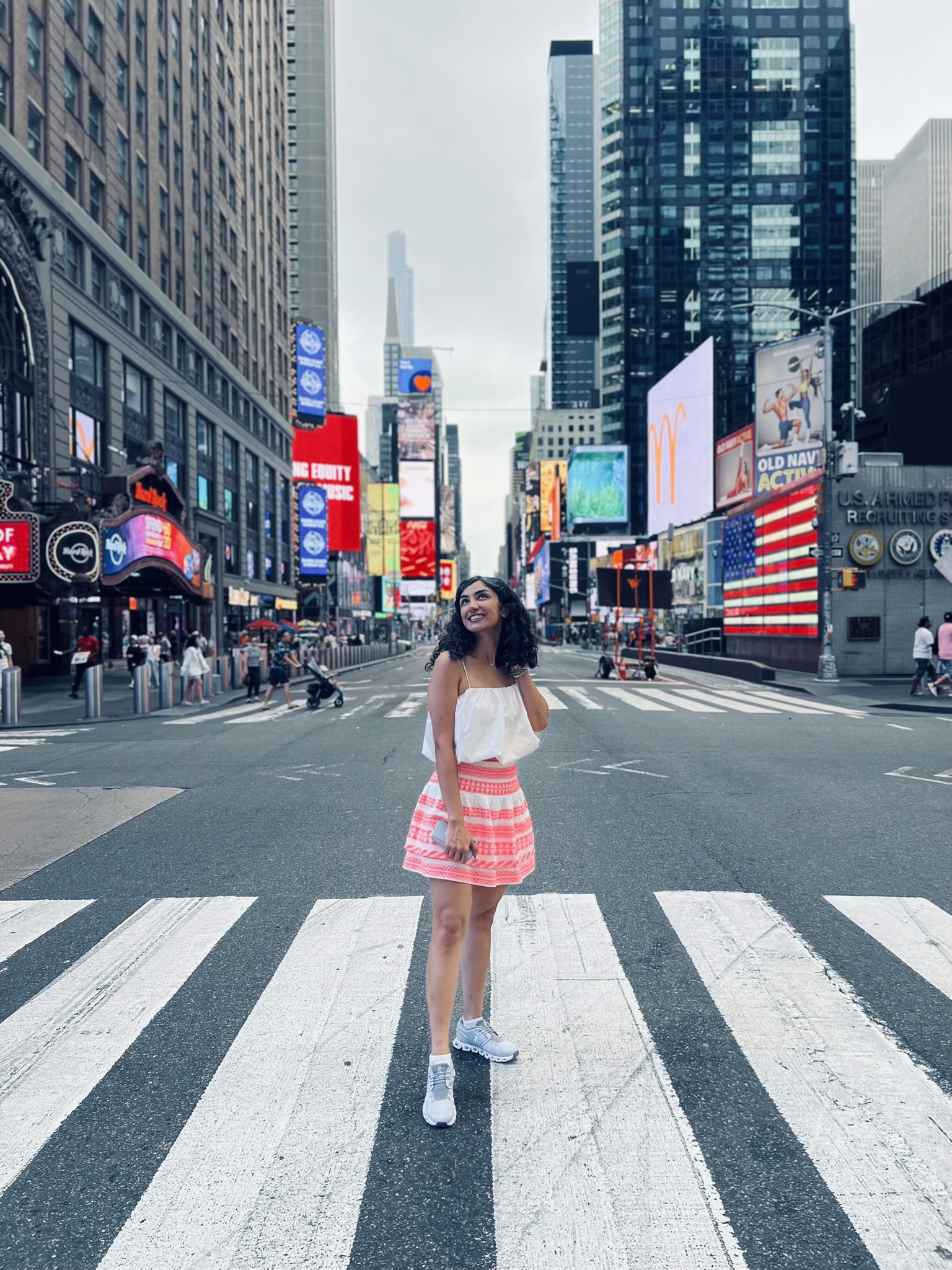 Portrait of portfolio creator – back view