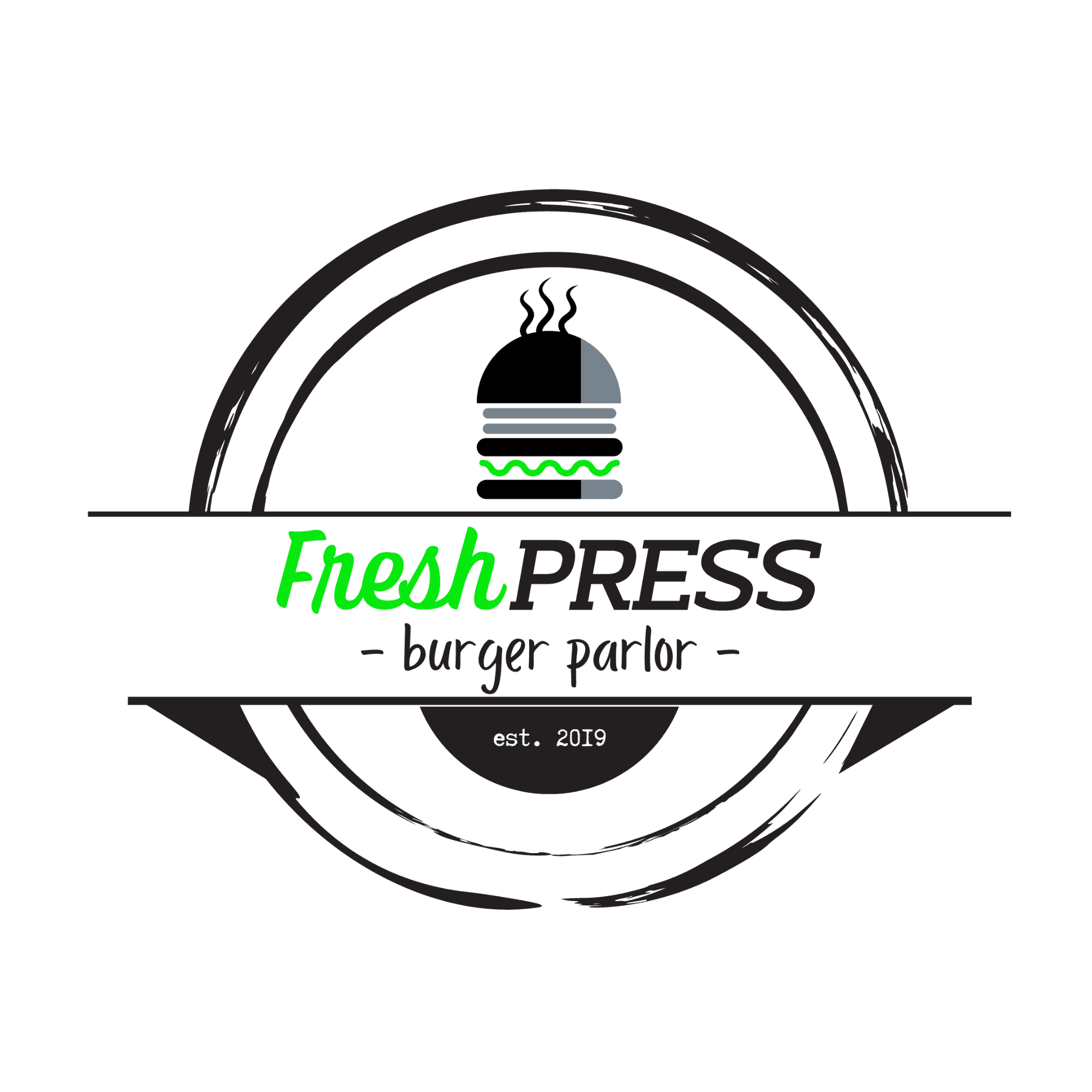 Fresh Press Burger Parlor Logo