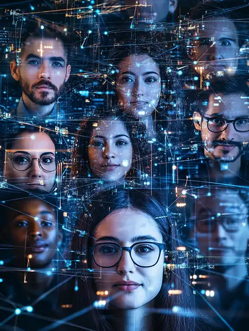AI agents in a digital network